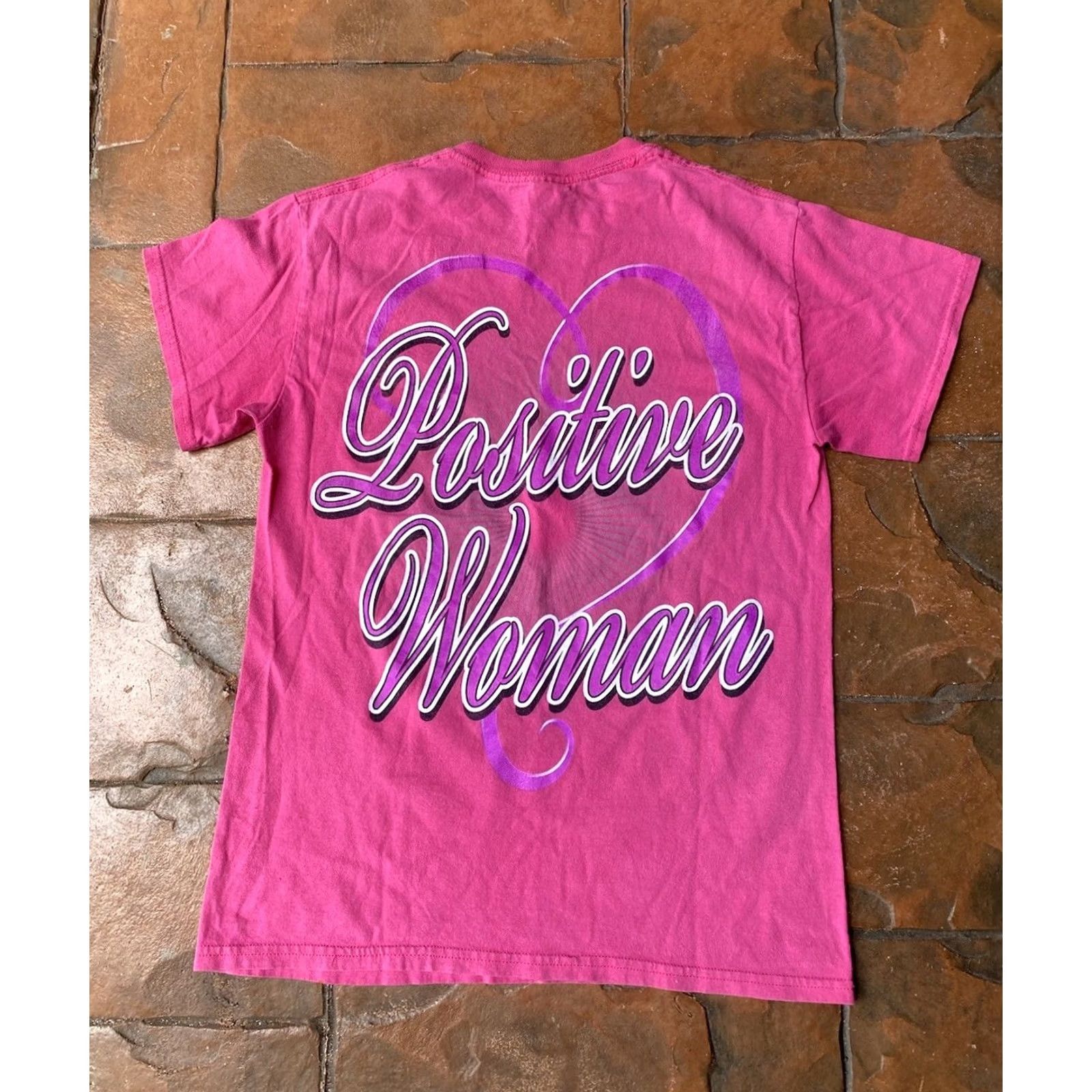 Gildan VINTAGE Michelle Obama Positive Women Rap Tee Shirt Small Pink T-Shirt Short Sleeve Cotton Gildan Crew Neck Women Men USA History Y2K Size S / US 4 / IT 40 - 3 Thumbnail