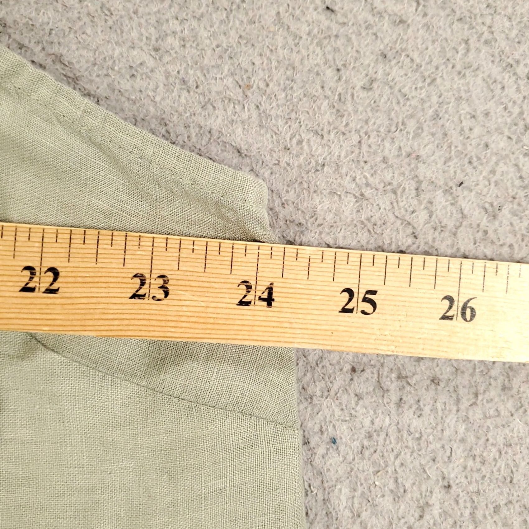 Lucky Brand Lucky Brand Linen Top Womens 1X Sleeveless Green V-Neck Blouse NWT Vintage Look Tunic Shirt Ladies Bohemian Casual Business Party Vestido? Size XL / US 12-14 / IT 48-50 - 3 Thumbnail
