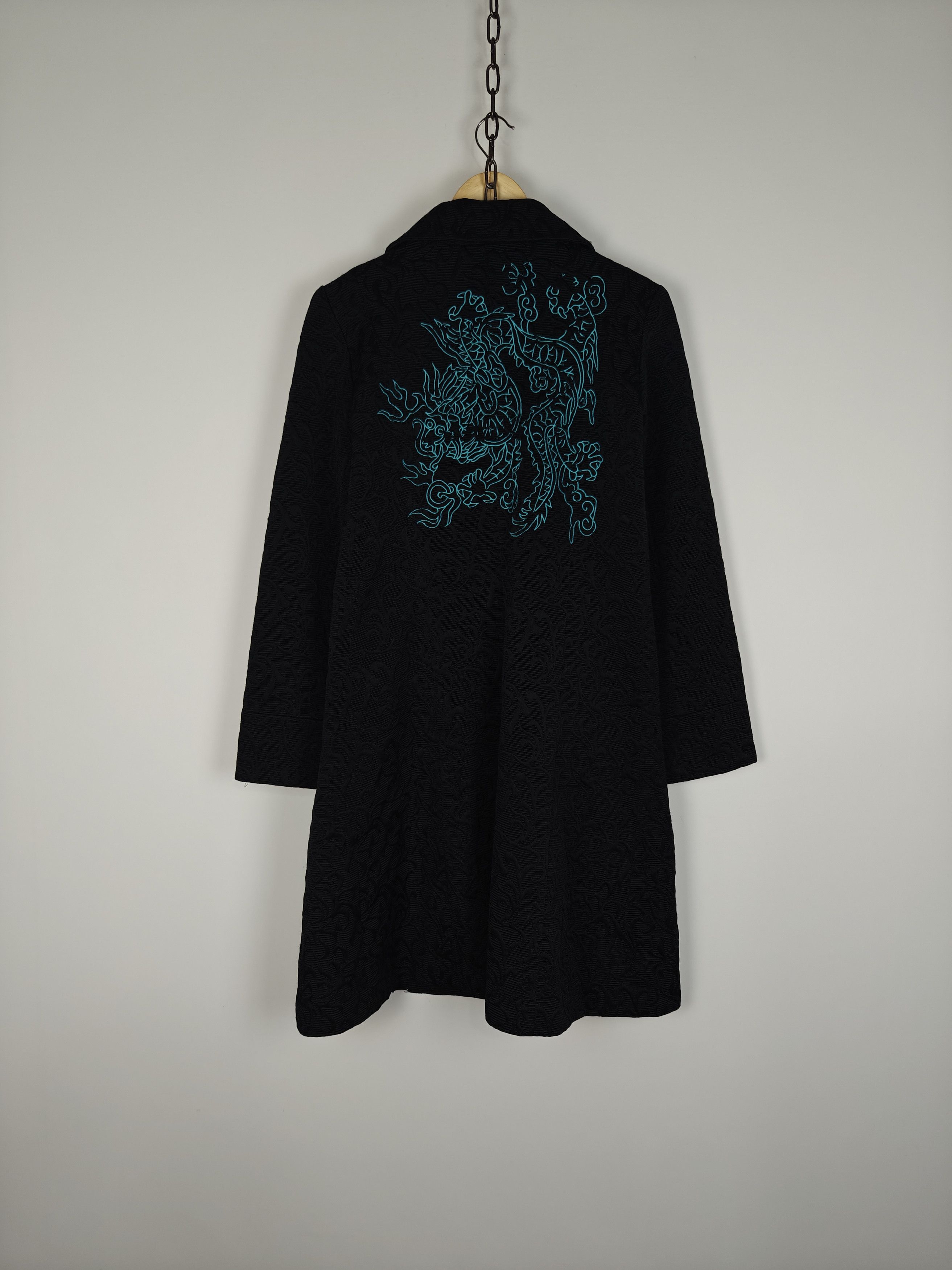 Desigual Desigual Coat Jacket Ornament Black size 38 Size S / US 4 / IT 40 - 9 Thumbnail