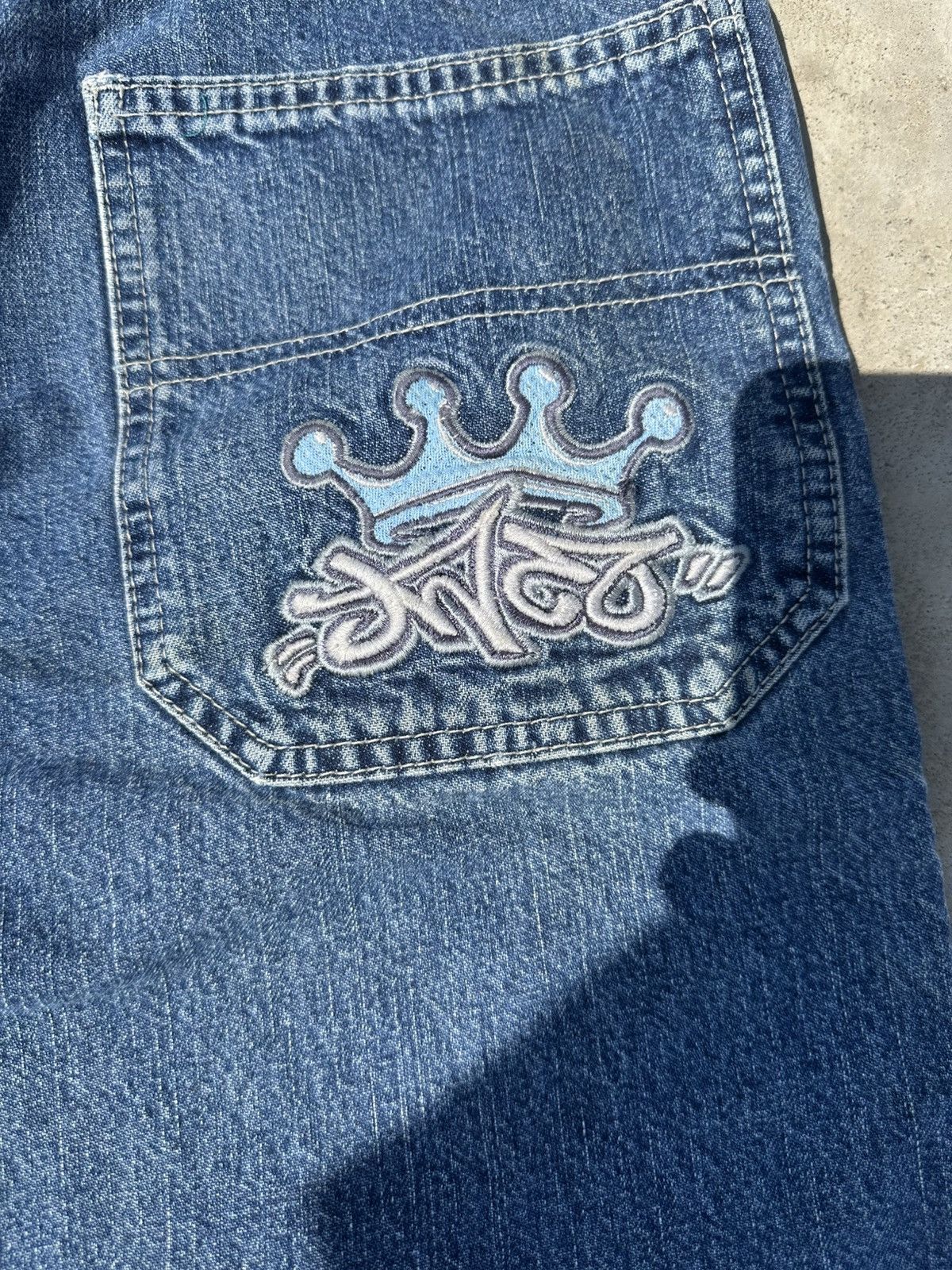 JNCO Vintage JNCO Jeans Denim Shorts (Kids Size 27) Size US 27 - 3 Thumbnail