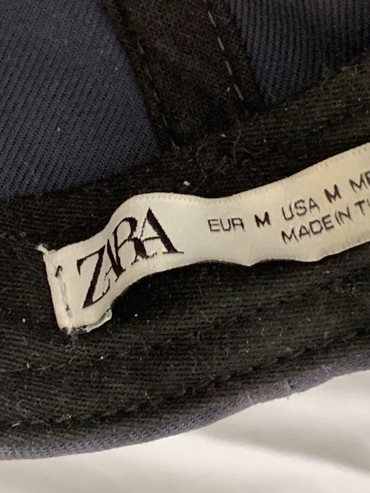 Vintage × Zara Navy W Cap Size ONE SIZE - 7 Thumbnail