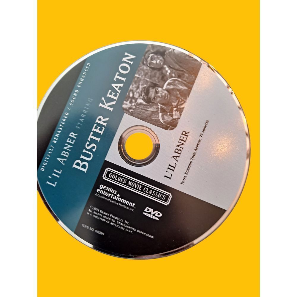 Other L'il Abner Buster Keaton DVD 1940 Golden MovieClassics Digit Size ONE SIZE - 2 Thumbnail