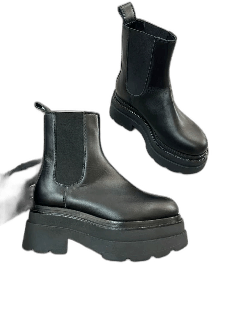 Alexander Wang Black Chunky Chelsea Boots