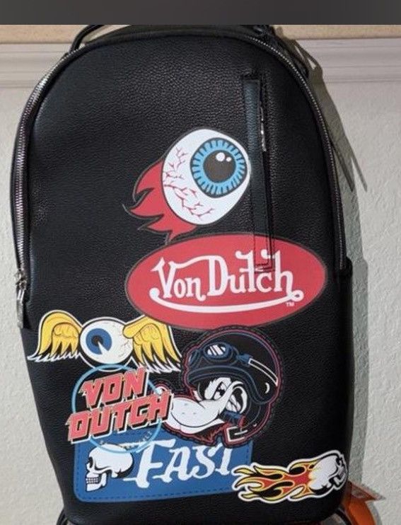 Von Dutch LARGE MULTI-FLYING EYE BACKPACK Size ONE SIZE - 7 Thumbnail