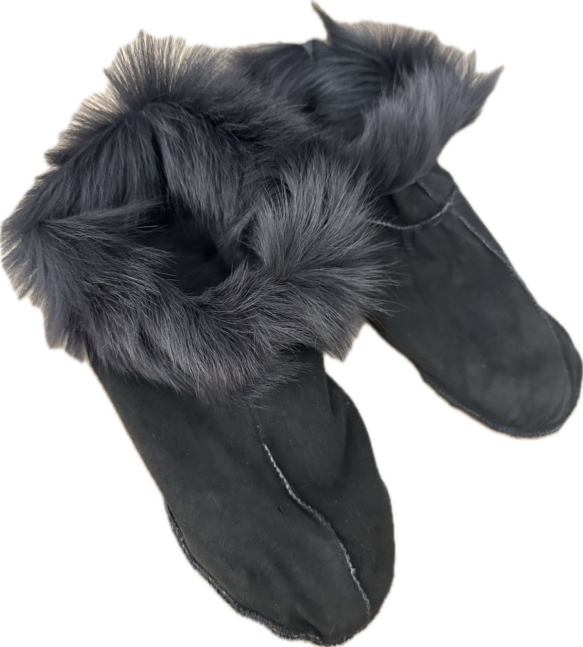 Other Grey Sheepskin Slippers Size 39 Home Shoes Size US 6 / EU 39 - 1 Thumbnail