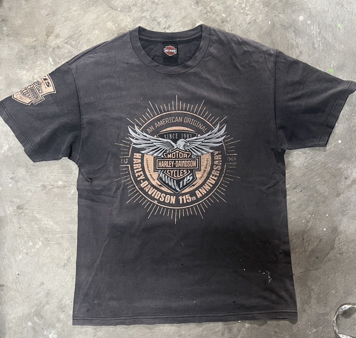 Harley Davidson Harley Davidson Large Eagle T Shirt Size Medium Size US M / EU 48-50 / 2 - 1 Thumbnail