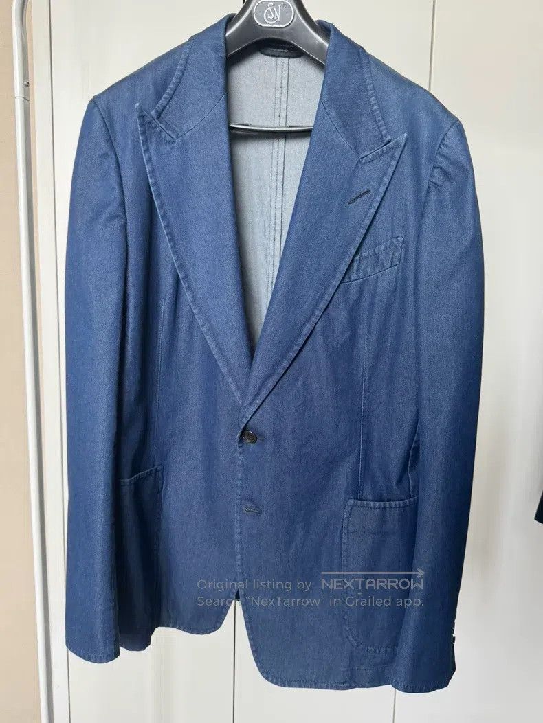 Tom Ford Tom Ford Single-breasted suit, denim Size 52R - 1 Thumbnail