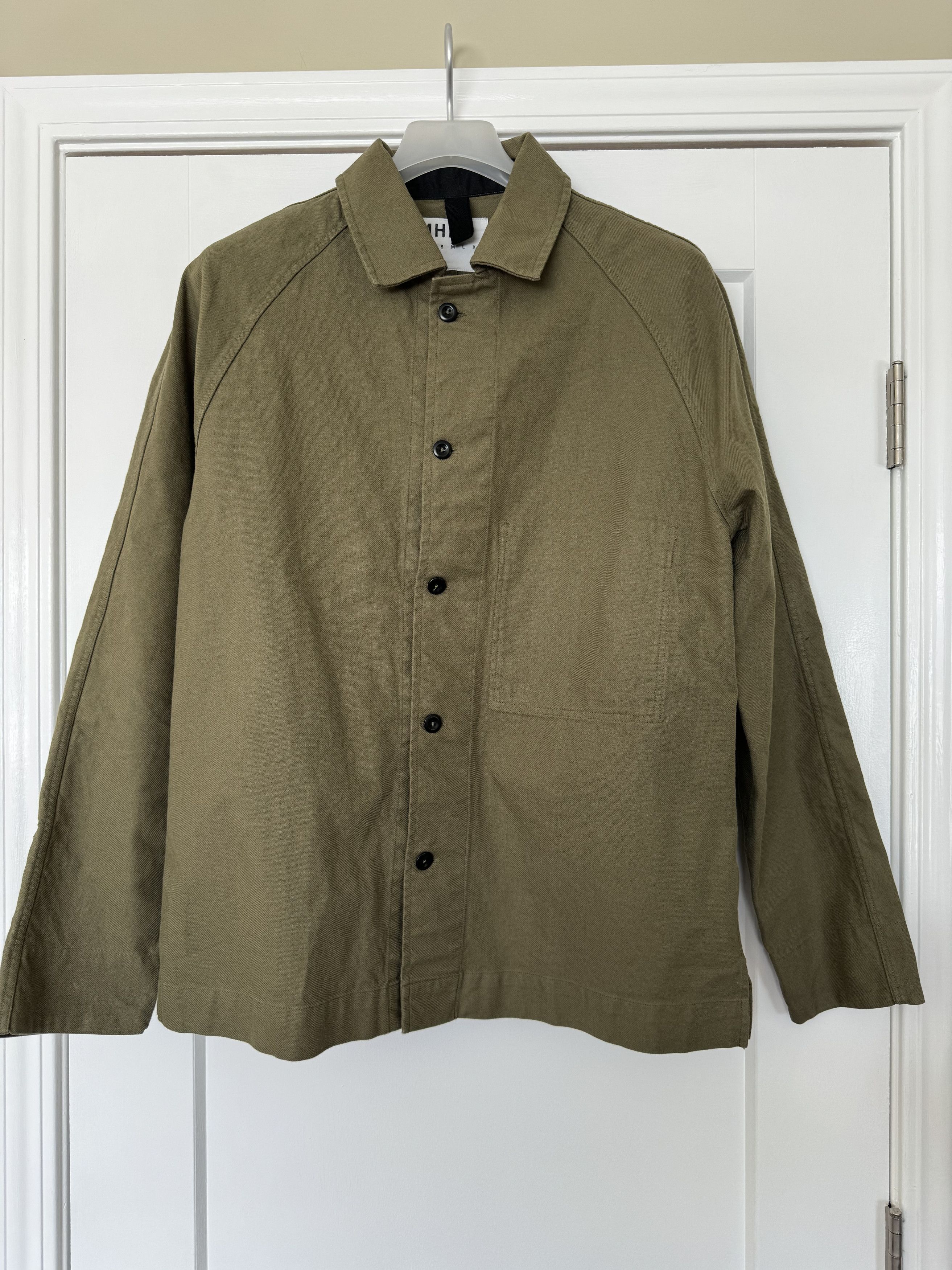 Margaret Howell MHL RAGLAN SHIRT GREEN XS Size US XS / EU 42 / 0 - 1 Thumbnail