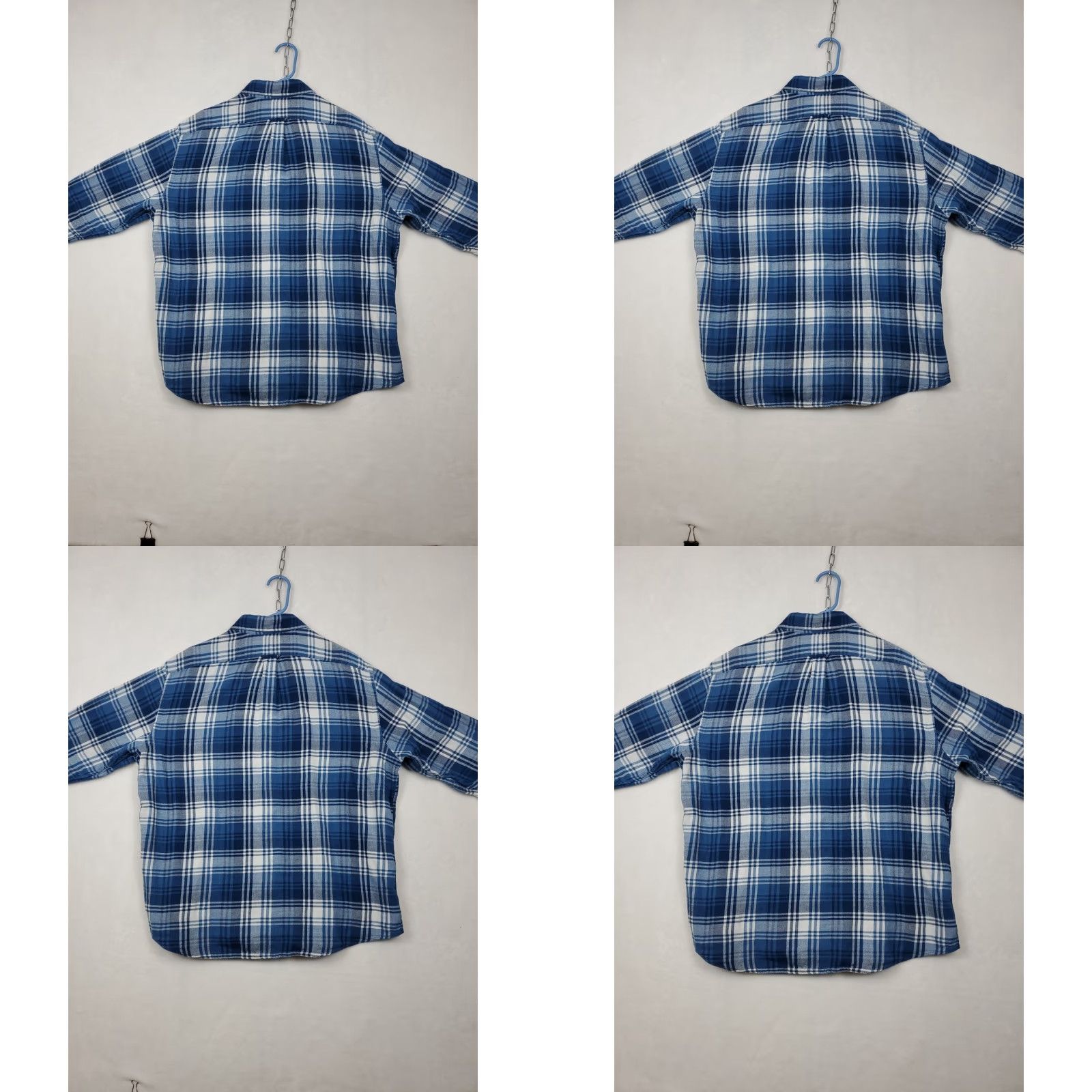 Ralph Lauren Ralph Lauren Shirt Mens XL Blue Plaid Flannel Classic Fit Button-Down Preppy Embroidered Casual Shirt Size US XL / EU 56 / 4 - 10 Thumbnail