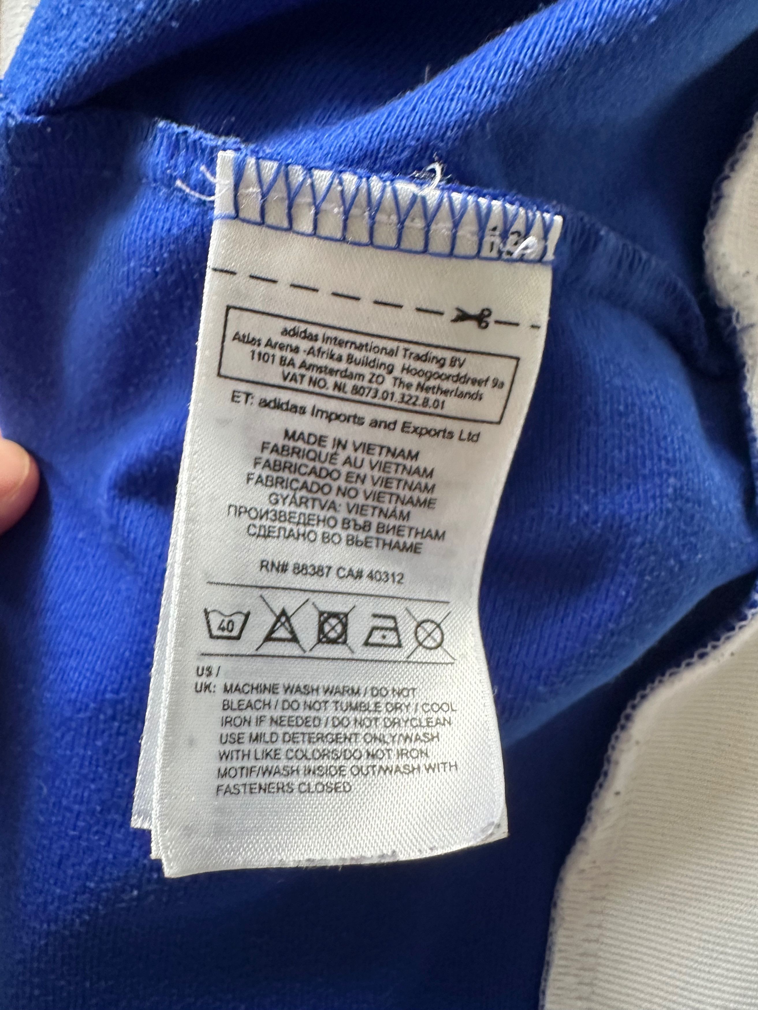 Adidas Adidas Schalke Track Top Jacket XXXL blue Soccer Football Size US XXL / EU 58 / 5 - 10 Thumbnail