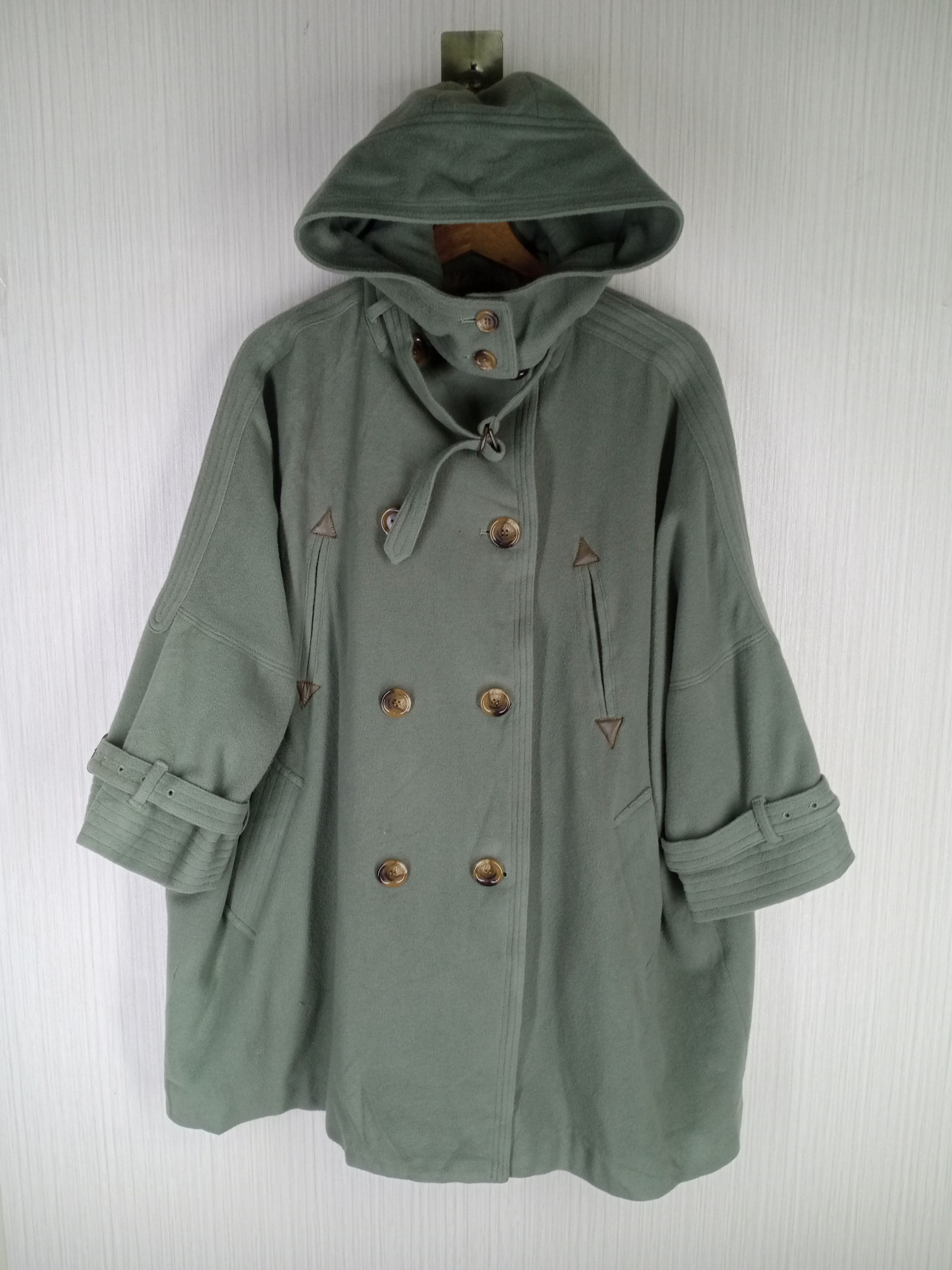 image of Issey Miyake Tsumori Chisato Double Breats Coat in No Colour, Men's (Size 2XL)
