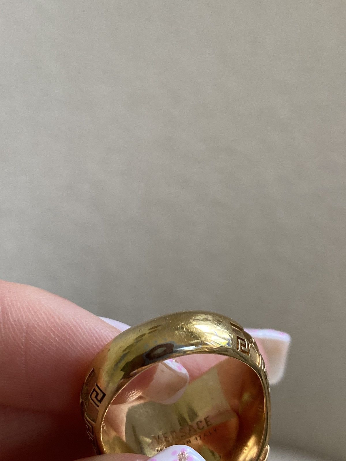 Jewelry × Versace Versace Medusa ring signet ring gold luxury Size ONE SIZE - 4 Thumbnail