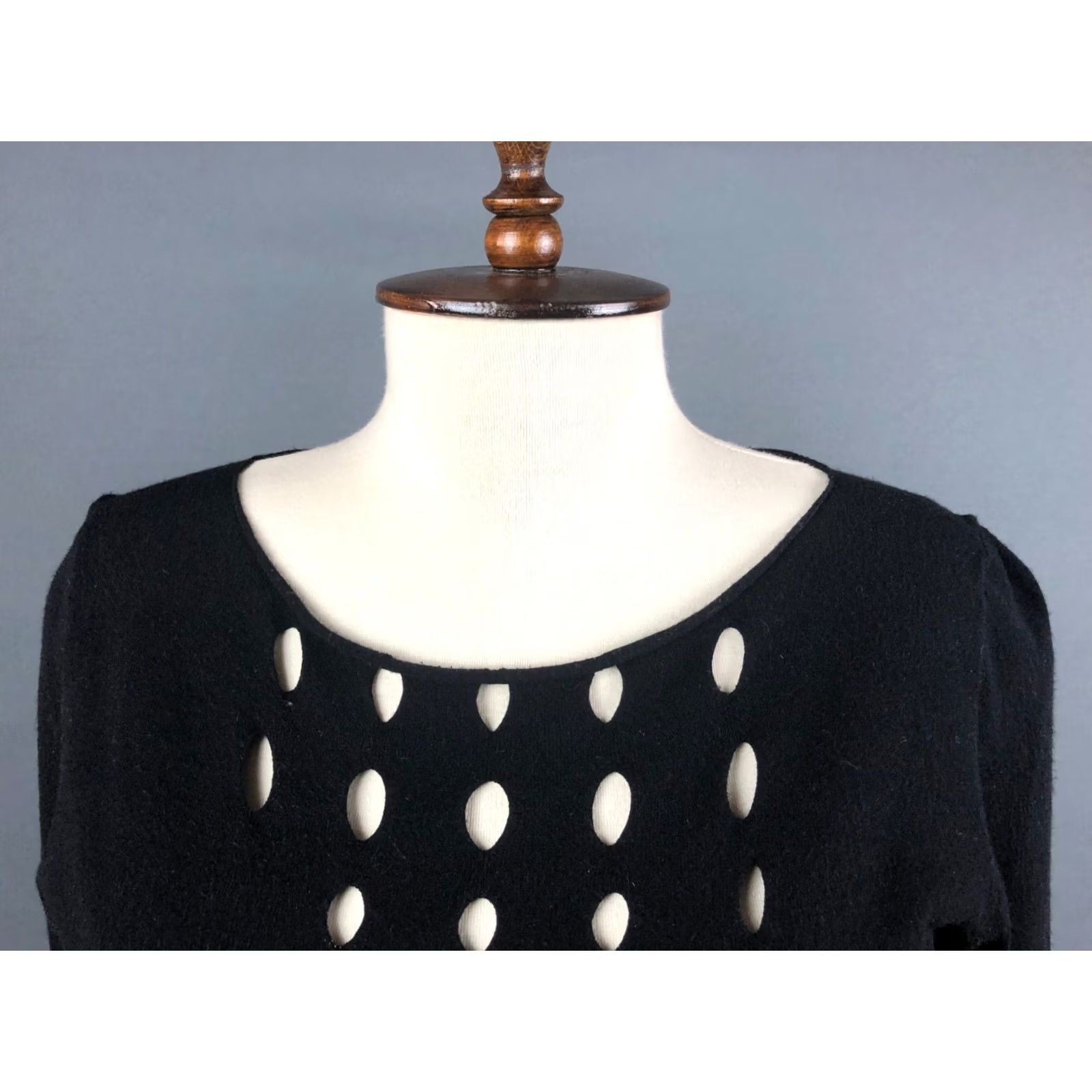 Sarah Pacini Sarah Pacini Top One Size Black Jersey Women Size ONE SIZE - 6 Thumbnail