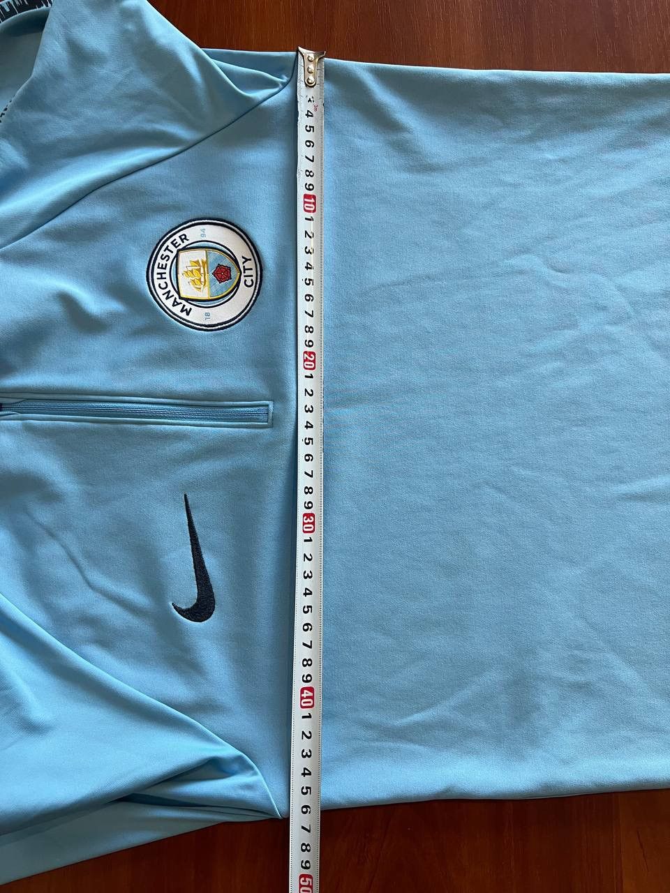 Nike MANCHESTER CITY TRAINING 1/4 ZIP SOCCER FOOTBALL LONG SLEEVE Size US S / EU 44-46 / 1 - 19 Thumbnail