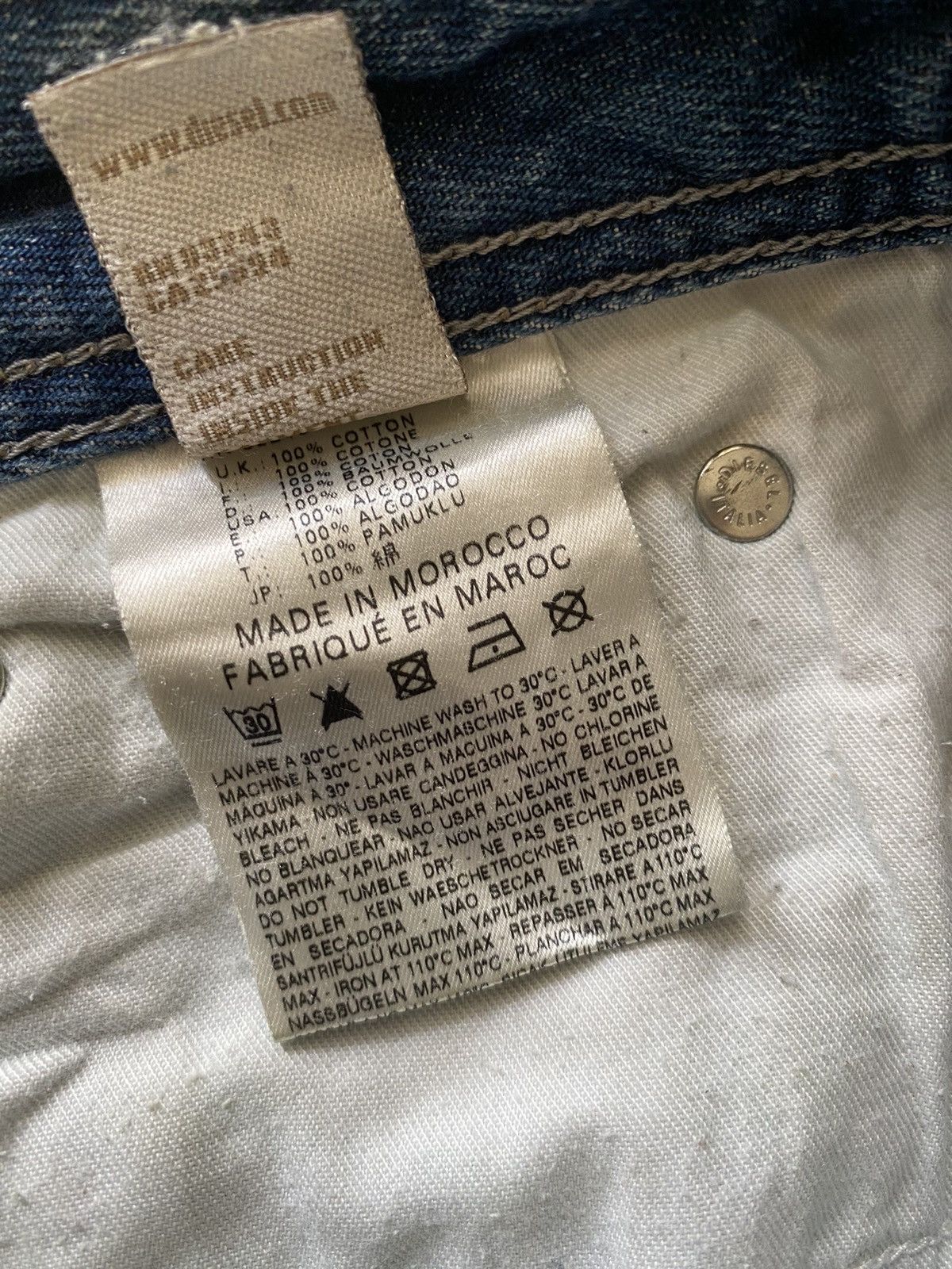 Diesel × Vintage VINTAGE DIESEL Y2K BOOTCUT ZATINY WASH JEANS PANTS Size 30" / US 8 / IT 44 - 10 Thumbnail