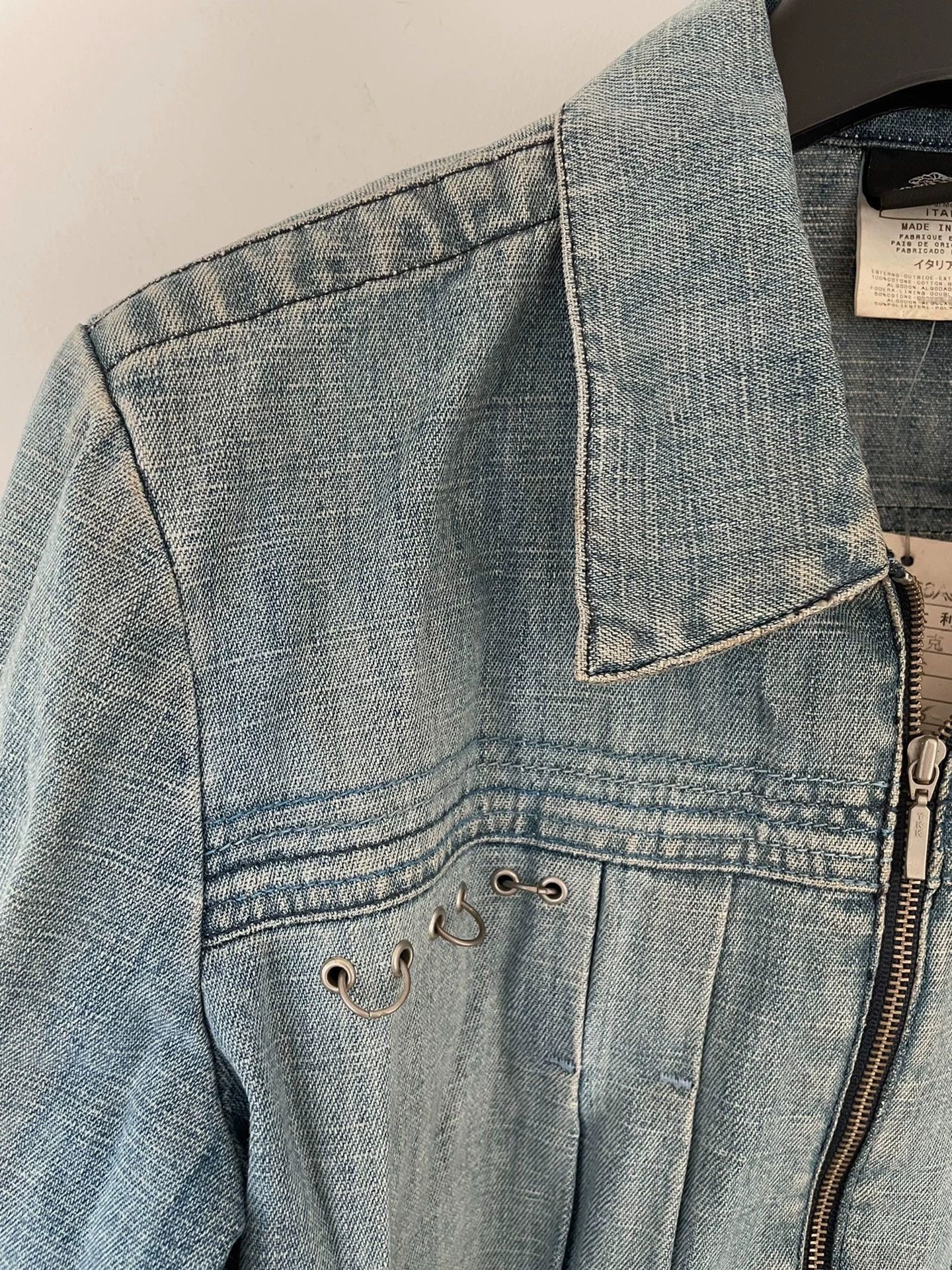 Versace Versace Women's Sub-Line Medusa Chain Denim Jacket Size S / US 4 / IT 40 - 9 Thumbnail