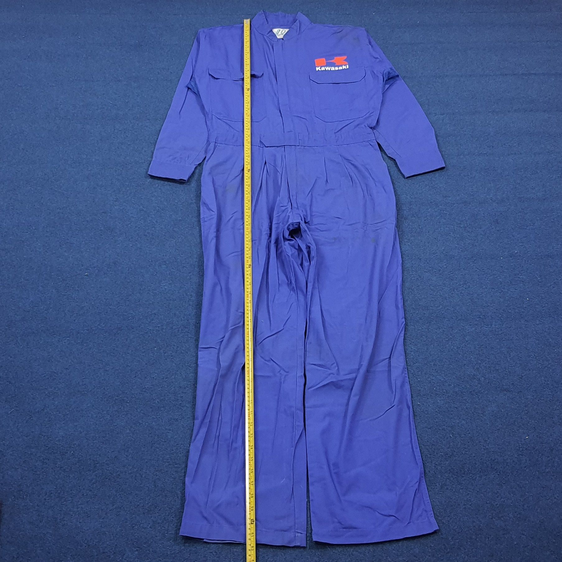 Japanese Brand Vintage Kawasaki Japan Motors Workwear Coverall C308N23 Size US M / EU 48-50 / 2 - 4 Thumbnail