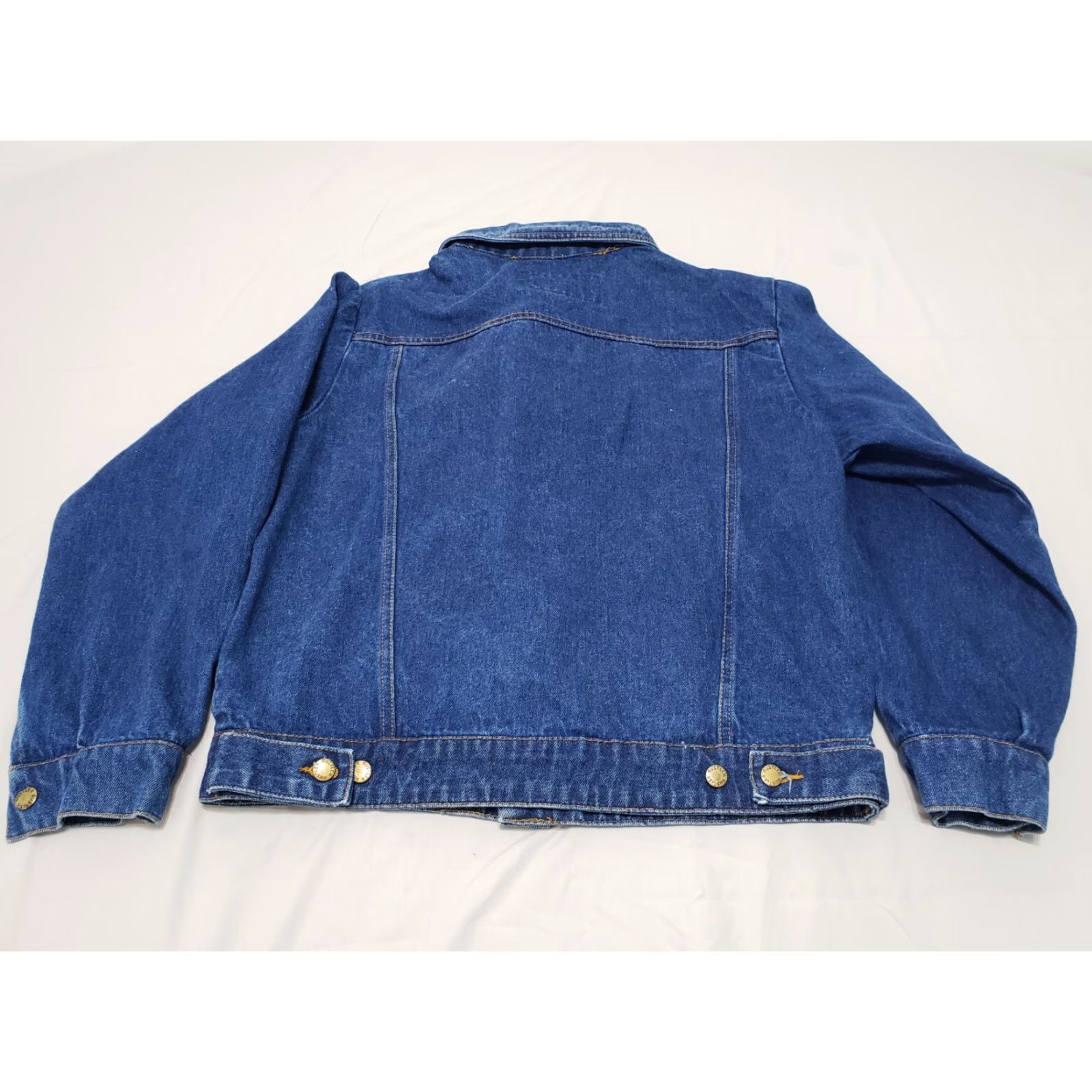 Denime Rustler Authentic Denim Trucker Jacket Womens Size L Blue Size L / US 10 / IT 46 - 3 Thumbnail