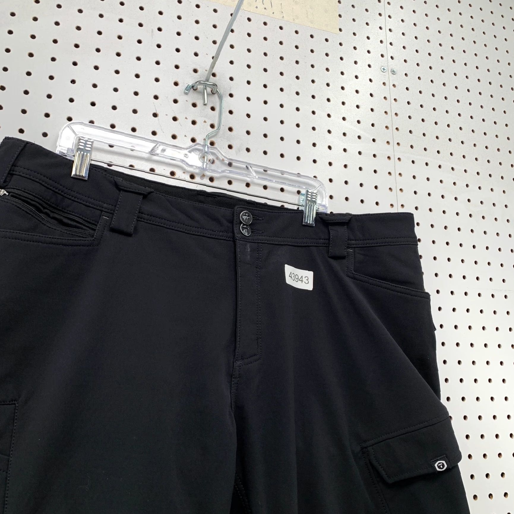Vintage TRUEWERK Cargo Pants Black Mens 42x32 Fits 42x28.5 Utility Pockets Work Pants Cargo Pants Mens 42 Black Size US 42 / EU 58 - 5 Thumbnail
