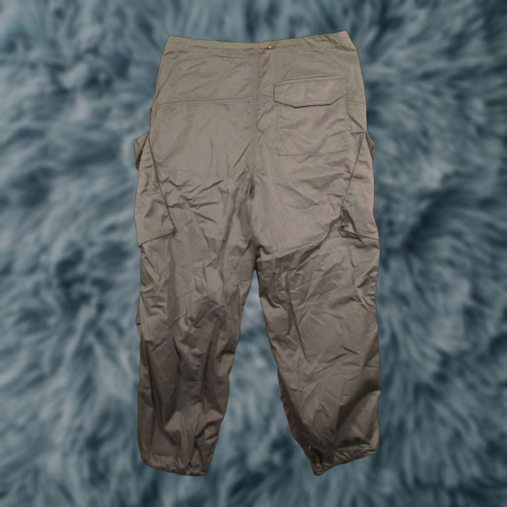 Agolde AGOLDE Parachute Cargo Pants Womens M Black Utility Military Baggy 30x28 EUC USA Size 32" / US 10 / IT 46 - 1 Thumbnail