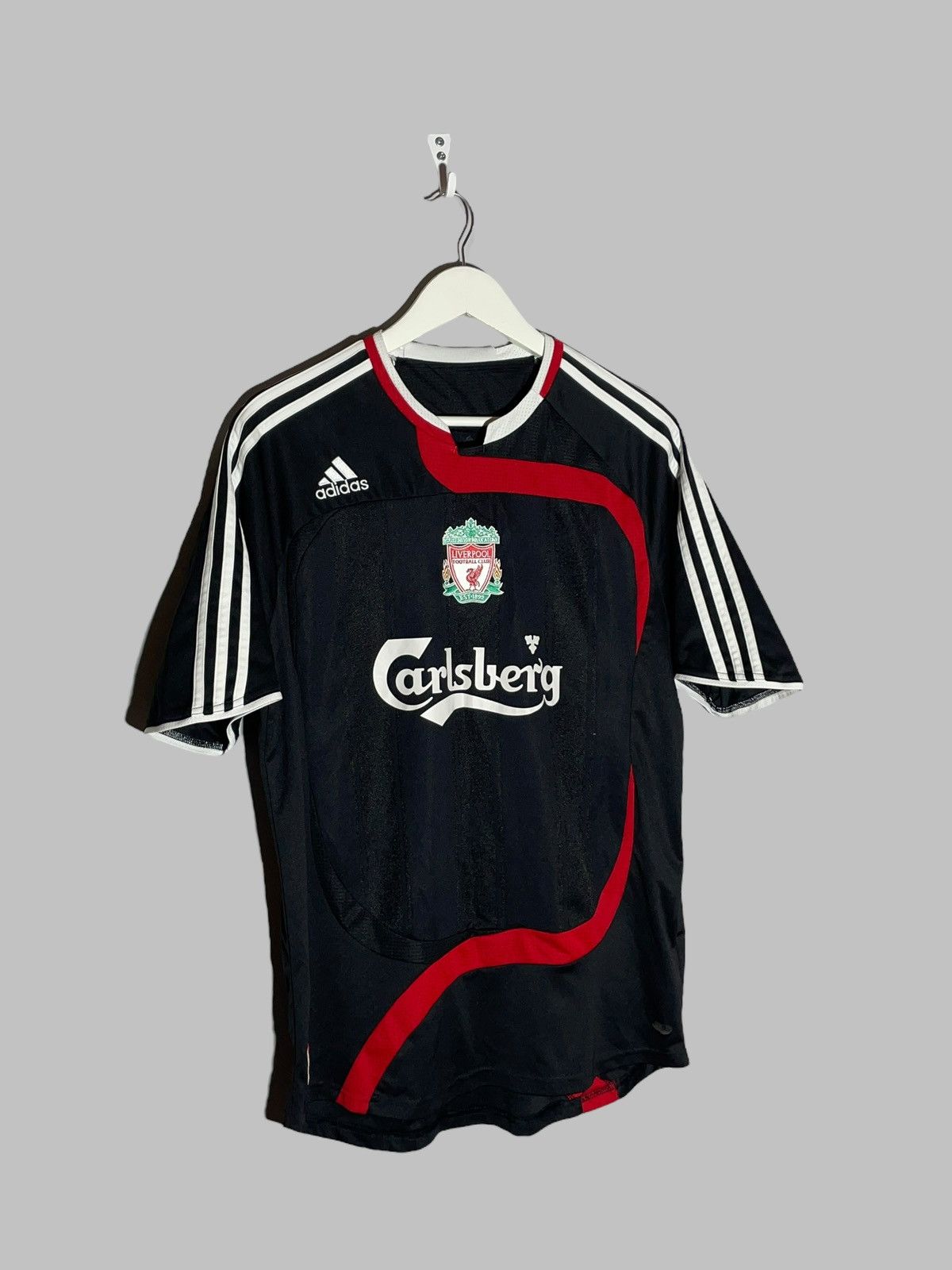 Adidas × Vintage Liverpool FC Adidas 2007/08 Things Football Shirt Size US M / EU 48-50 / 2 - 2 Thumbnail