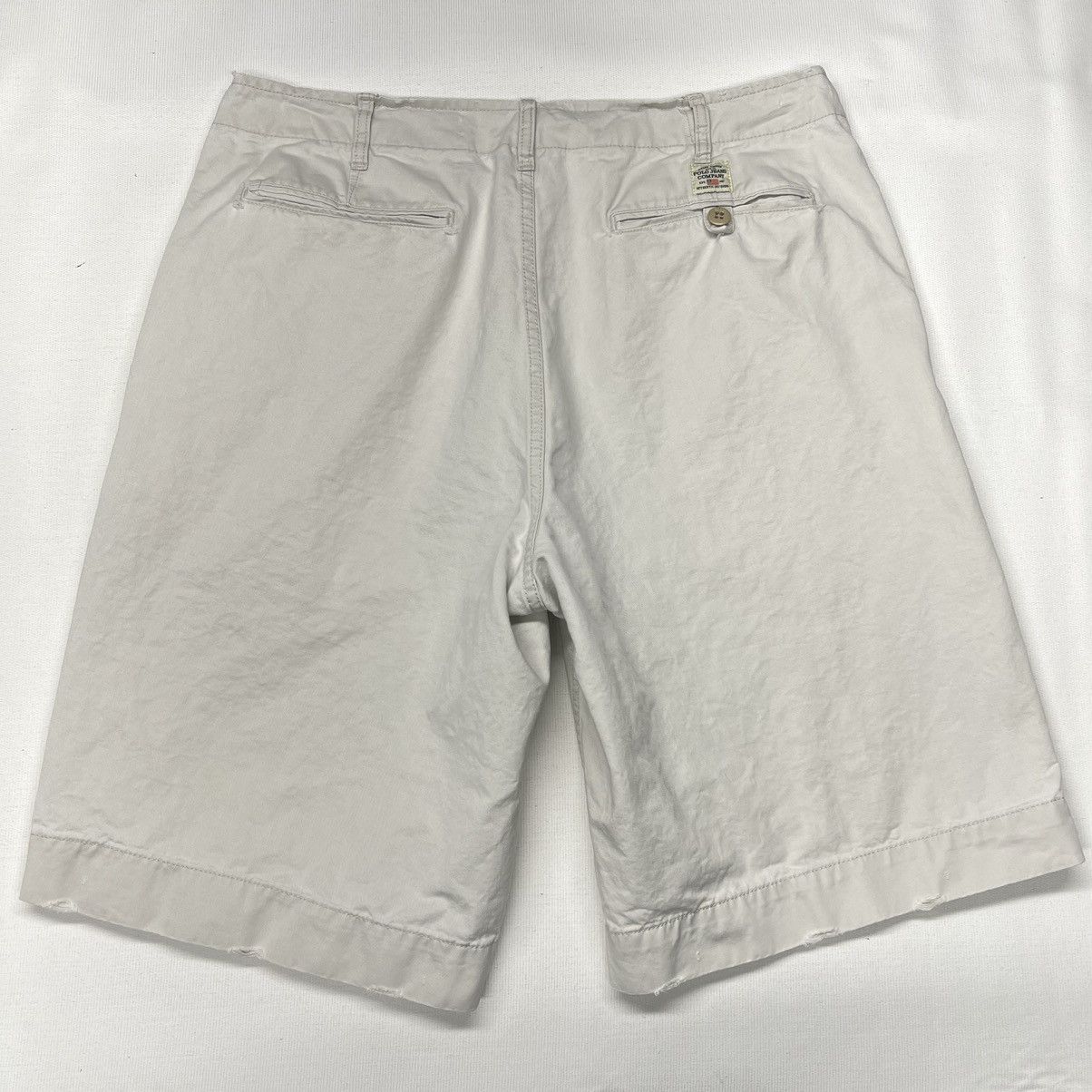 Polo Ralph Lauren × Vintage VTG Polo Ralph Lauren Shorts Chino White Button Pocket Size US 36 / EU 52 - 13 Thumbnail