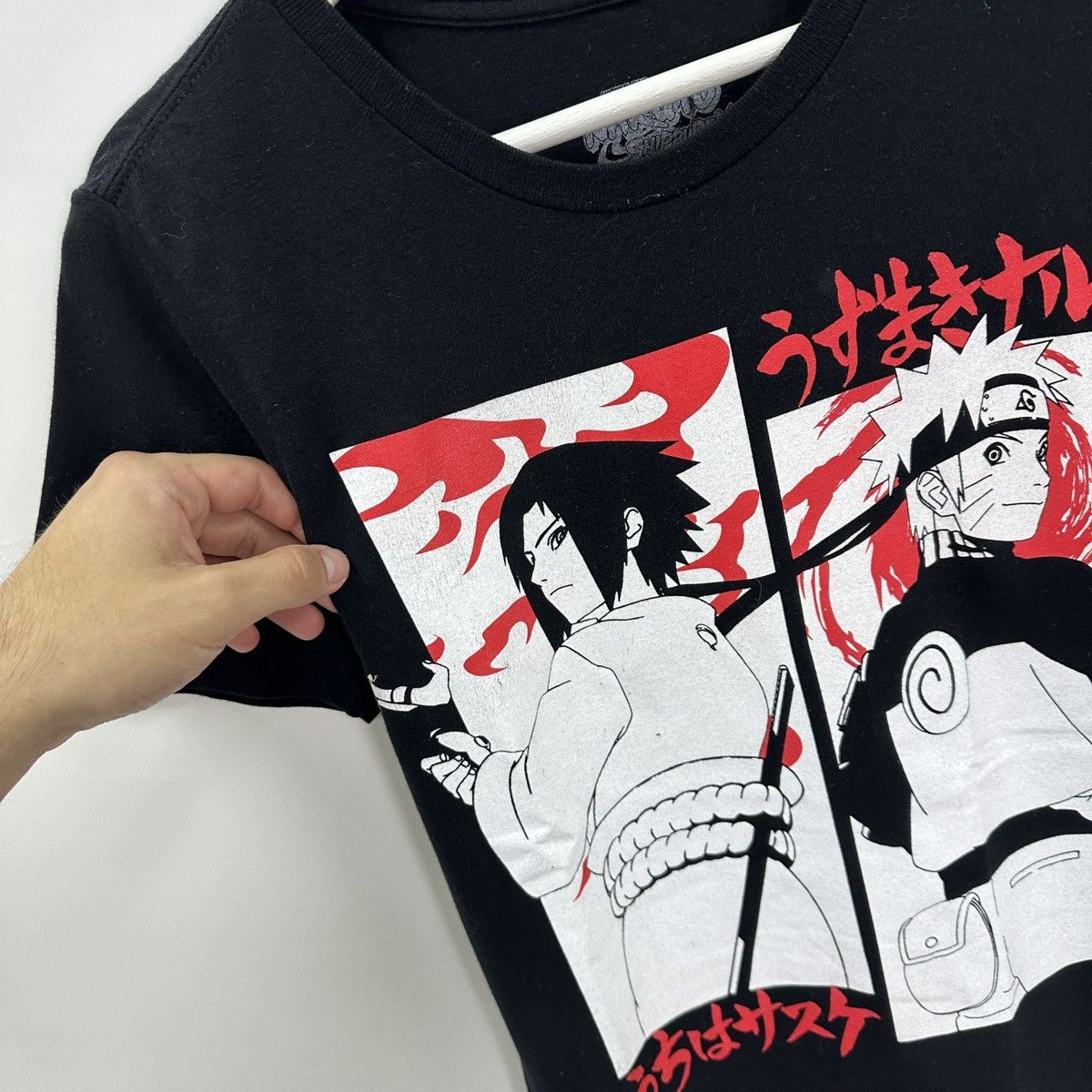 Anime Naruto Shipuden Shonen Jump Saske Anime tee Orachimaru y2k Size US S / EU 44-46 / 1 - 4 Thumbnail