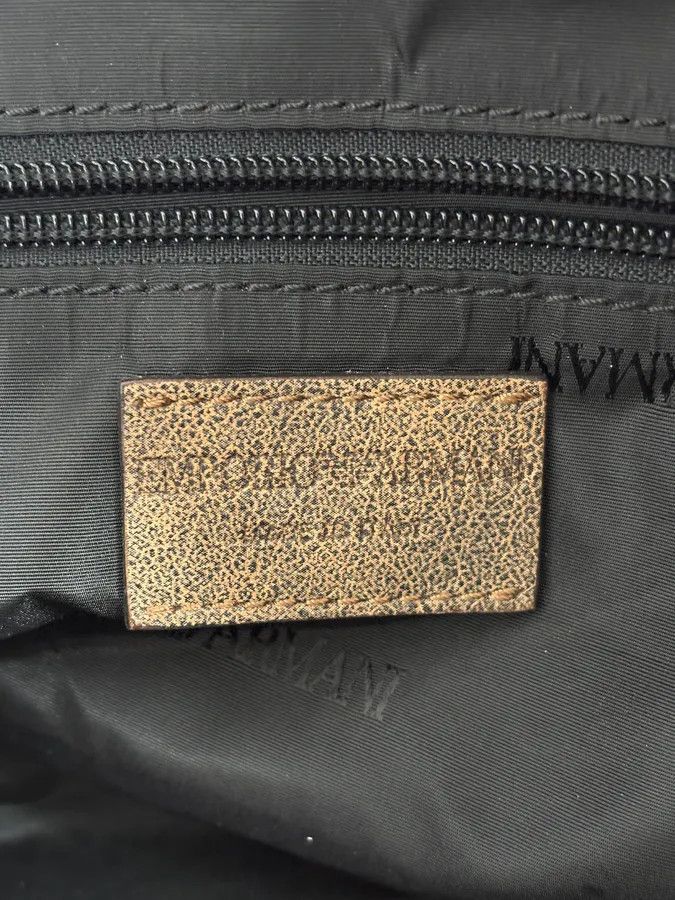 Emporio Armani Emporio Armani Grey Leather Shoulder Bag Size ONE SIZE - 12 Thumbnail