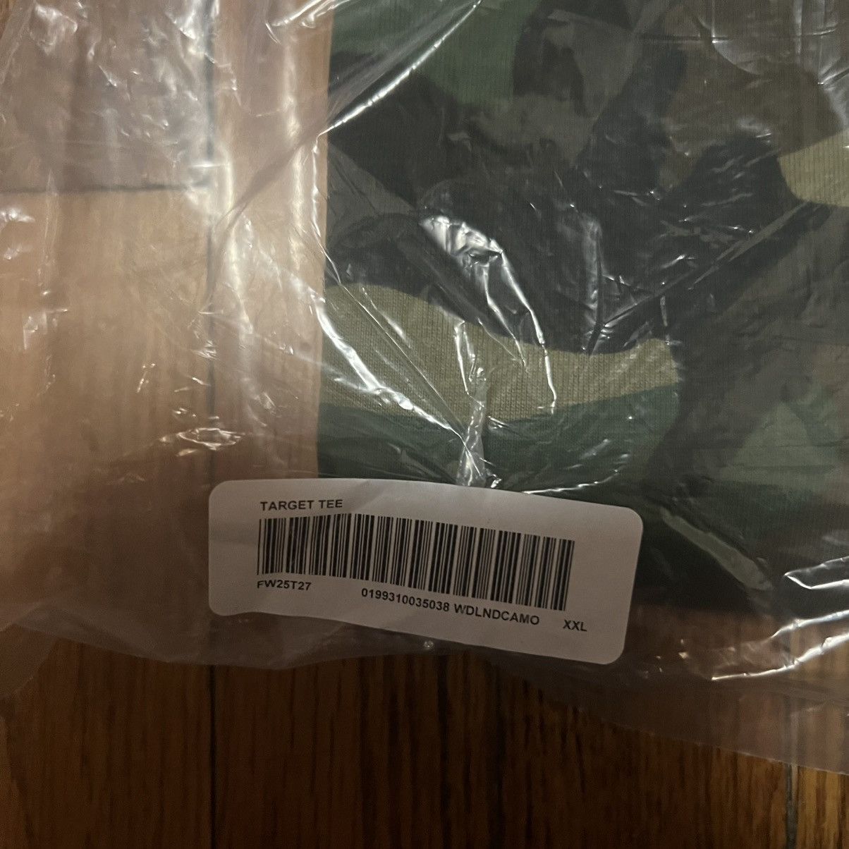 Supreme In Hand Supreme Target Tee Woodland Camo Size: XXL Size US XXL / EU 58 / 5 - 5 Thumbnail
