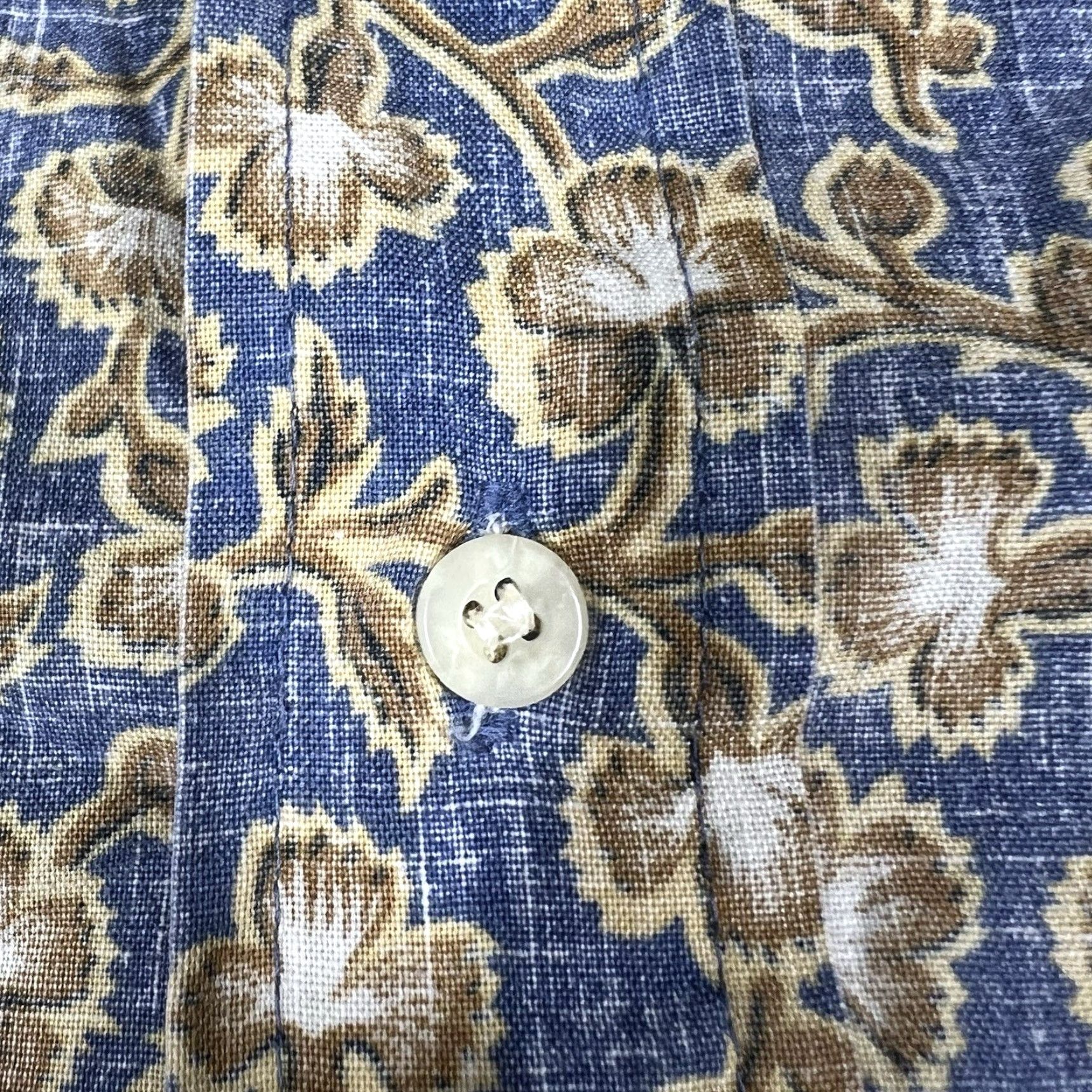 Reyn Spooner Reyn Spooner Men's Shirt Hawaiian Traditionals Floral Print Multicolor Short Sleeve 1/4 Button Up L Mens Size US L / EU 52-54 / 3 - 6 Thumbnail