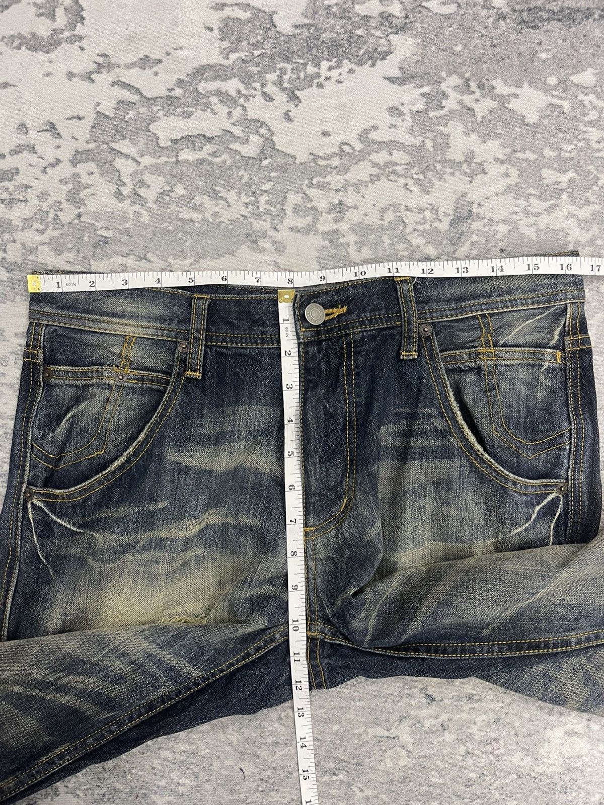 Smith's American Smiths American Ripped Denim Jeans Size US 33 - 19 Thumbnail
