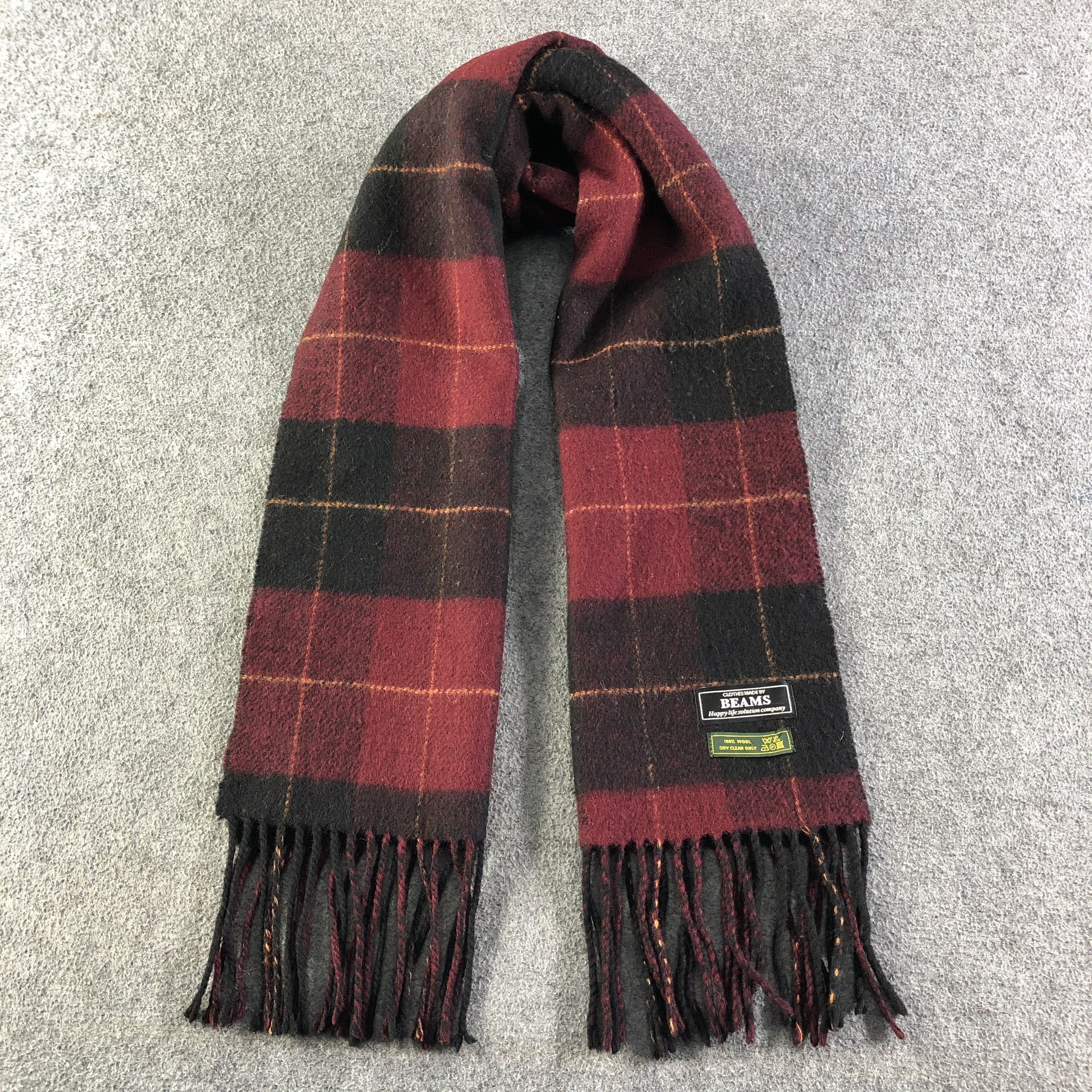 Beams Plus Beams Wool Scarf / Muffler / Neckwear SS1508 Size ONE SIZE - 1 Thumbnail