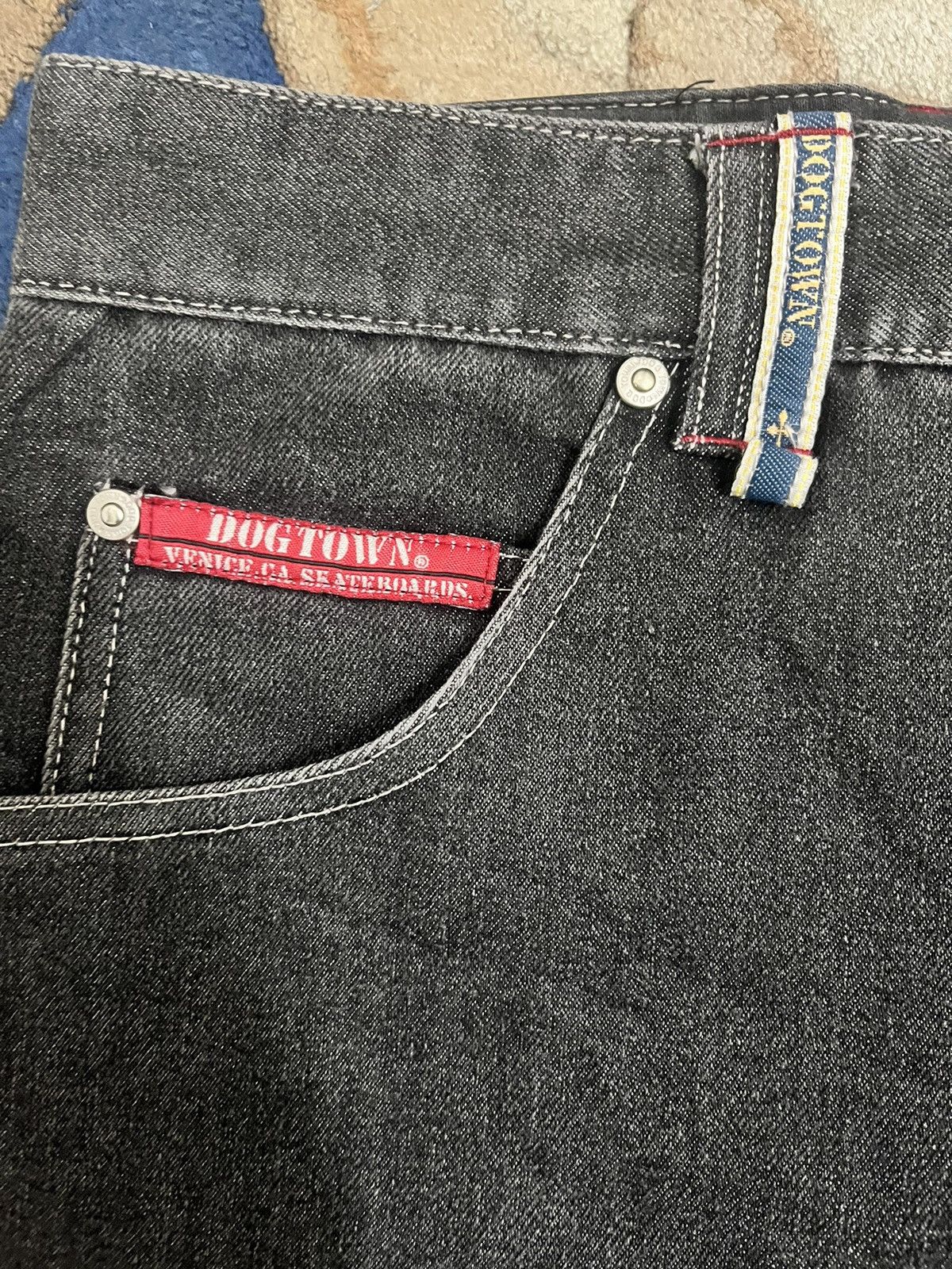 Dogtown Vintage Dogtown Skateboard Skull Denim Size US 31 - 7 Thumbnail