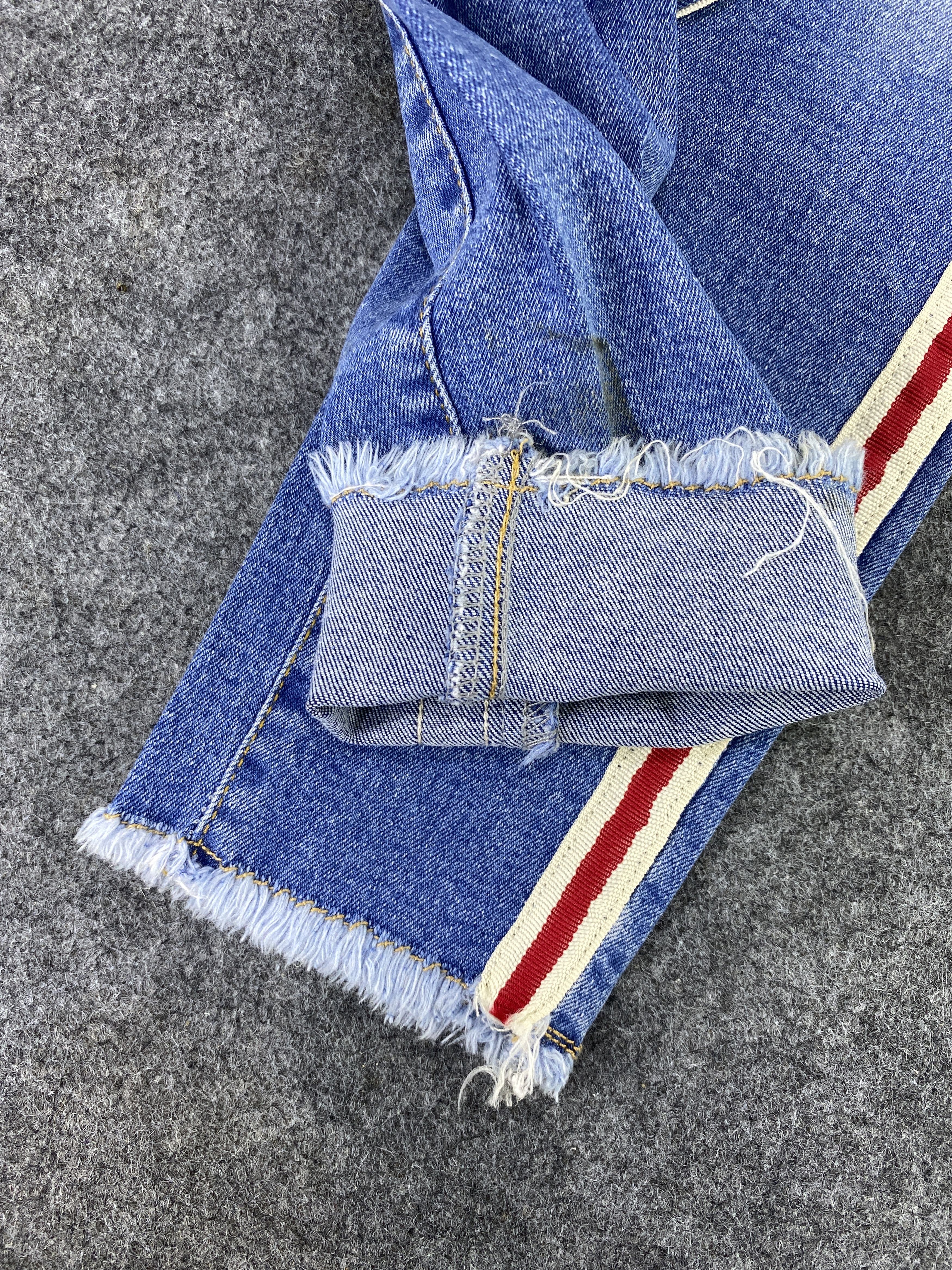 Zara Zara Side Stripe Skinny Blue Wash Jeans-J1136 Size 26" / US 2 / IT 38 - 13 Thumbnail
