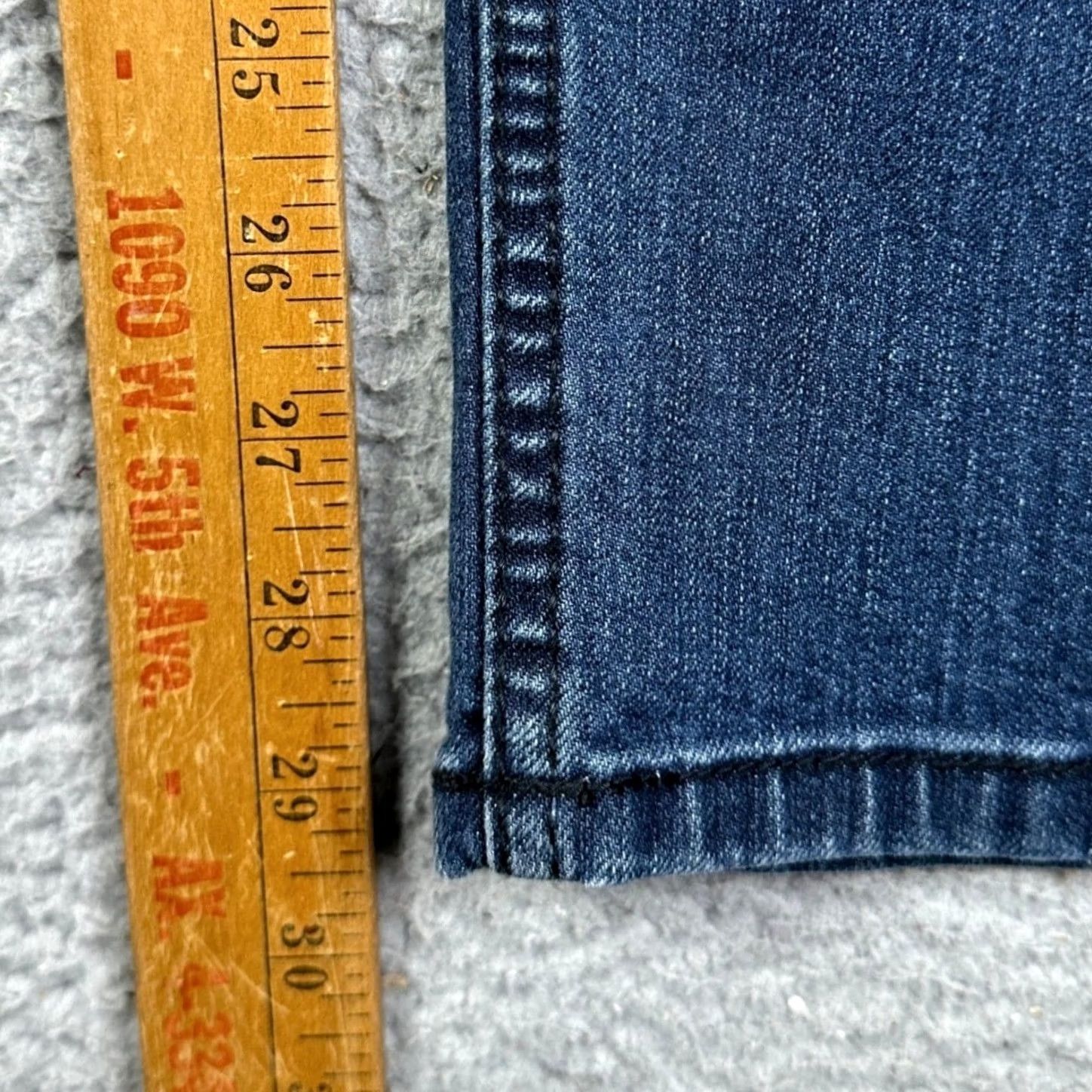 Buffalo David Bitton Buffalo David Bitton Jackson Jeans Men 34X29 Blue Slim Straight Distressed Denim Size US 34 / EU 50 - 6 Thumbnail