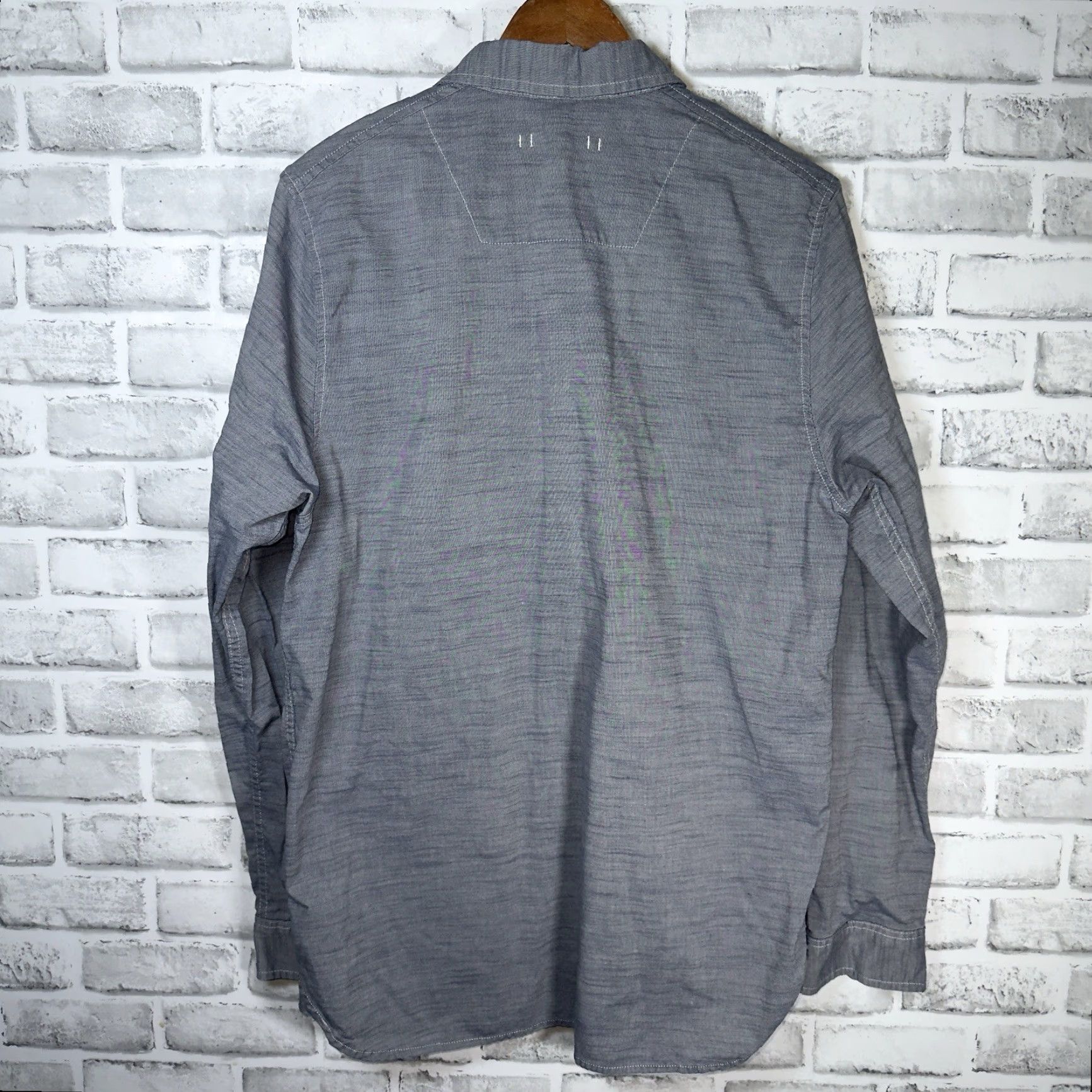 The North Face THE NORTH FACE Gray Long Sleeve Button-Up Shirt Adult L Casual Mens Size US L / EU 52-54 / 3 - 5 Thumbnail
