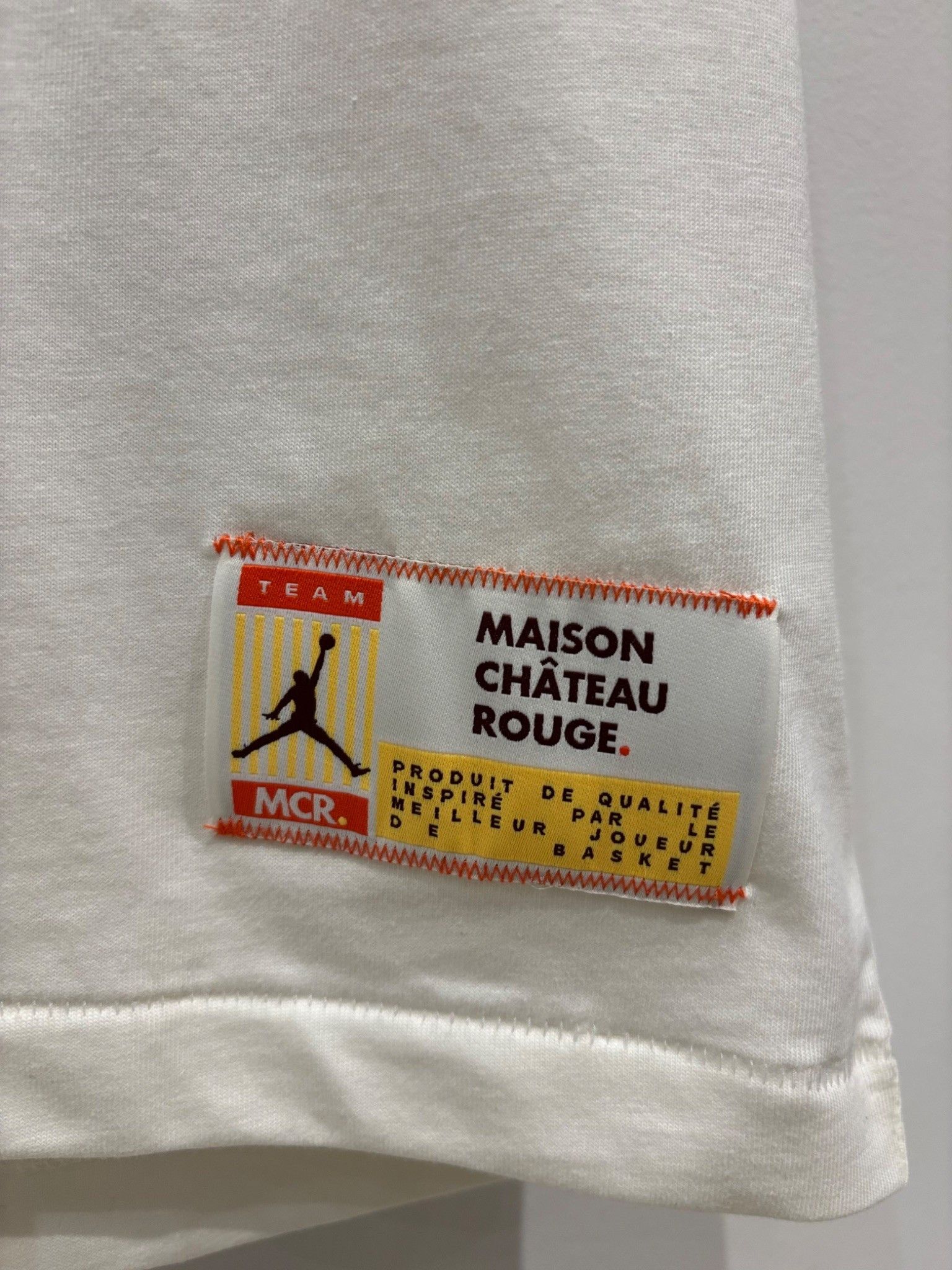 Jordan Brand Jordan x Maison Chateau Rouge T-shirt White Size US M / EU 48-50 / 2 - 3 Thumbnail