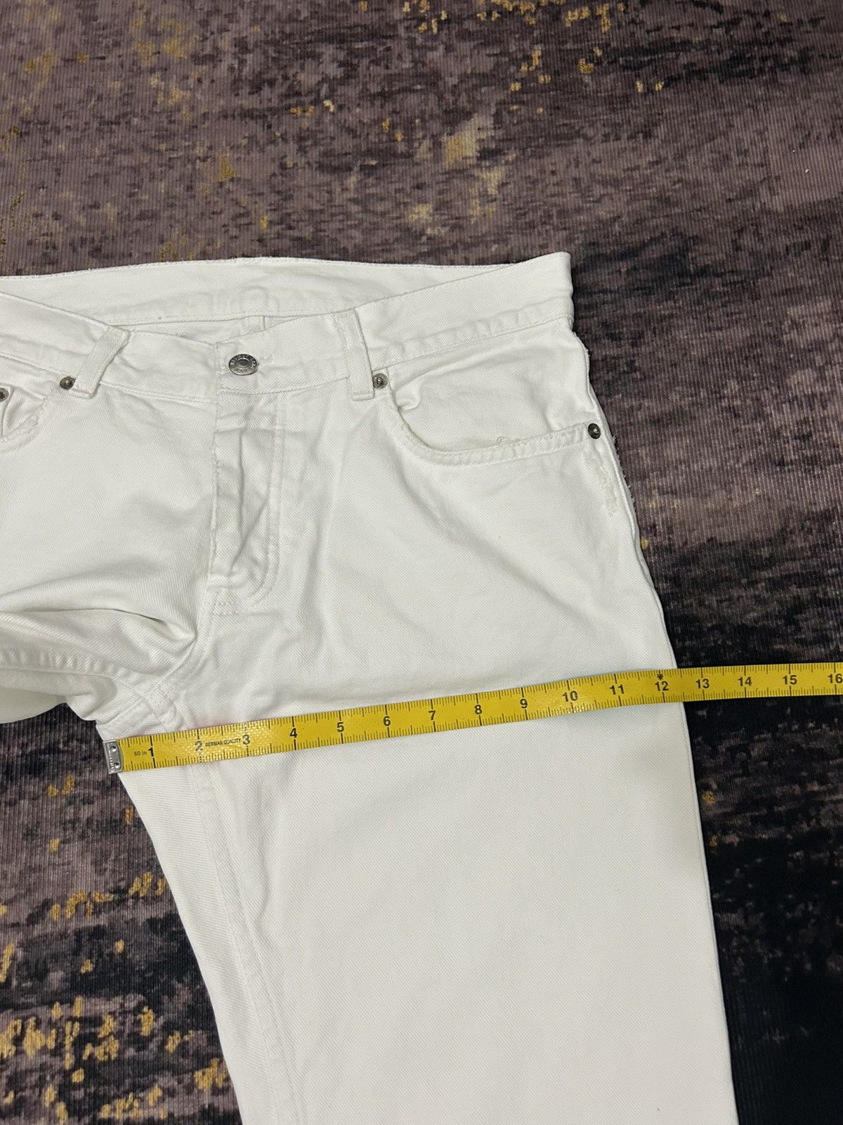 Helmut Lang Helmut Lang White Vintage Broken Denim Size US 32 / EU 48 - 21 Thumbnail