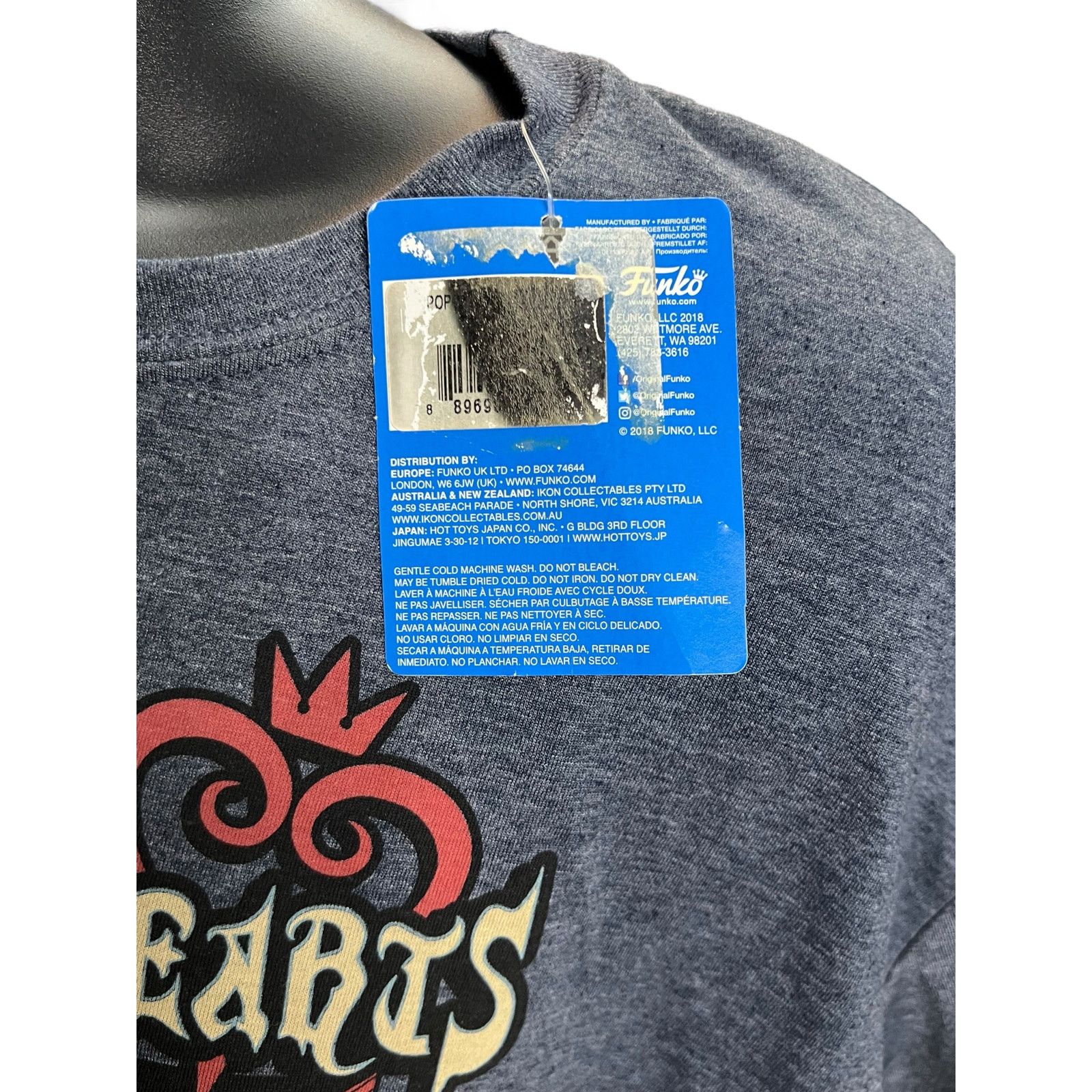 Disney Funko Pop! Tees Disney Kingdom Hearts New T-Shirt XL 2018 Size US XL / EU 56 / 4 - 8 Thumbnail