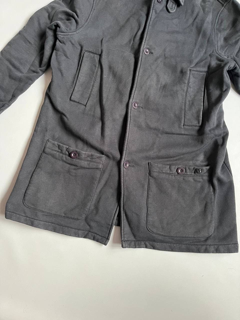 Analog × Vintage Vintage Analog Men Blue Navy Faded Cotton Coat Size US L / EU 52-54 / 3 - 2 Thumbnail