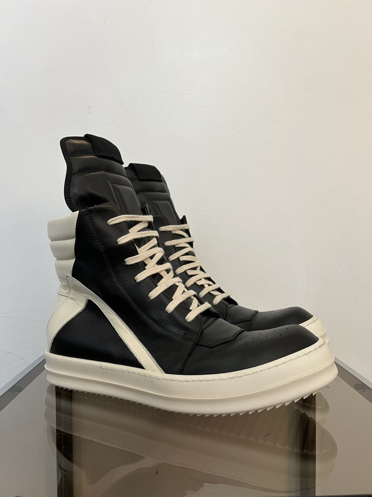 Rick Owens Rick Owens FW16 Geobasket Size US 10 / EU 43 - 4 Thumbnail