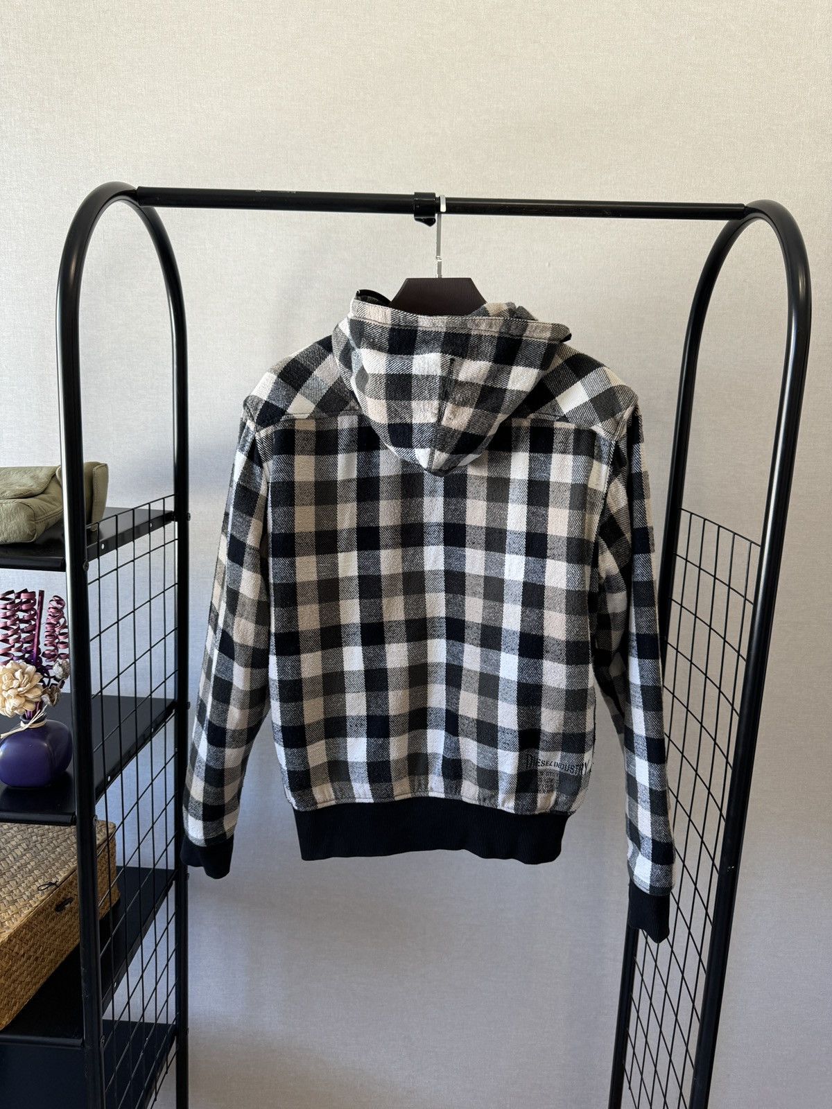 Diesel Diesel vintage y2k checkered flannel lined full zip jacket Size US L / EU 52-54 / 3 - 19 Thumbnail