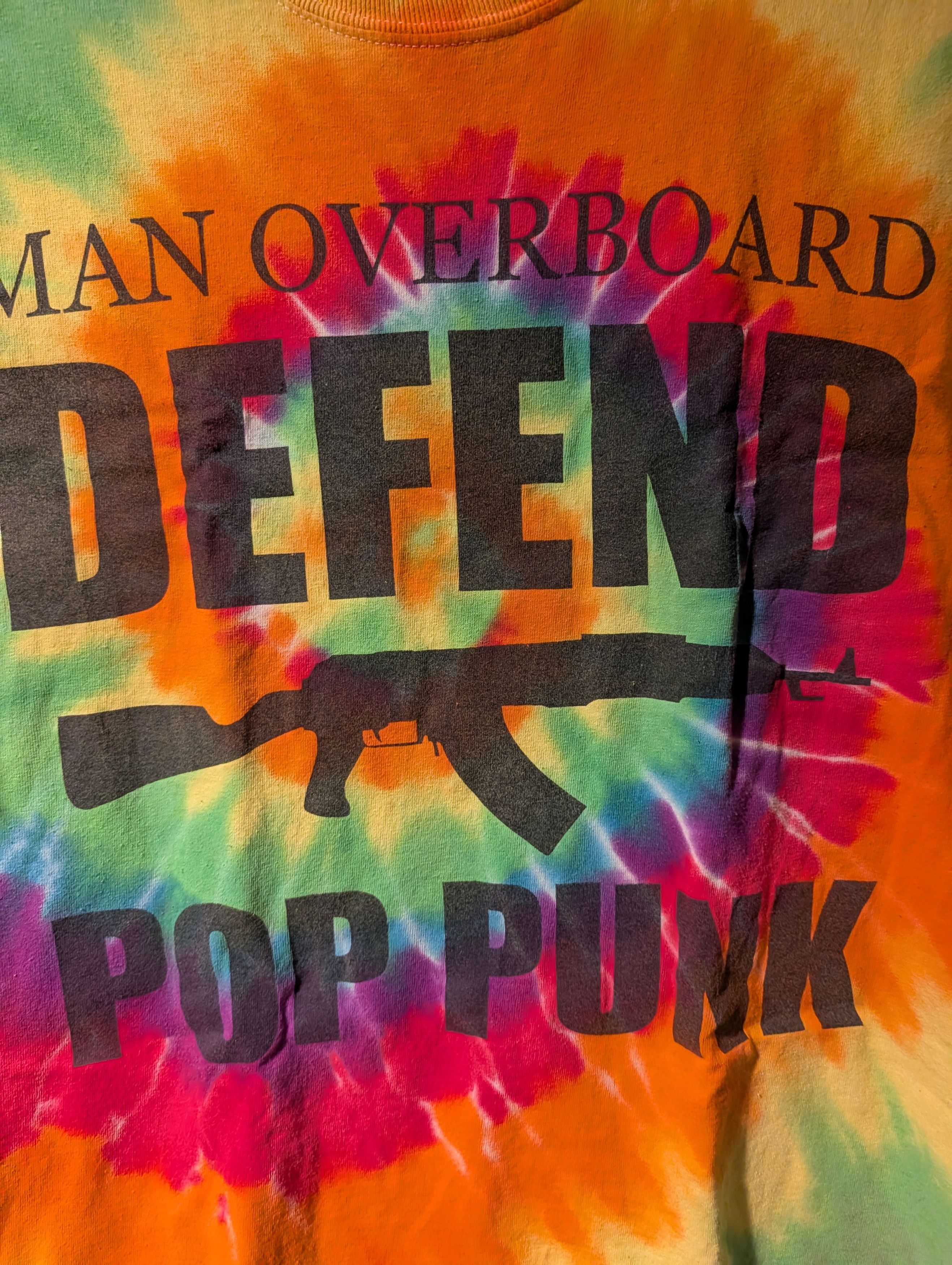Band Tees Vintage 2010 Man Overboard Defend Pop Punk Medium T-Shirt Size US M / EU 48-50 / 2 - 2 Thumbnail