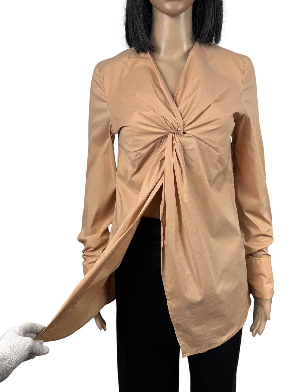 Other Liviana Conti Cotton Shirt V-Neck Collared size 42 Size M / US 6-8 / IT 42-44 - 3 Thumbnail