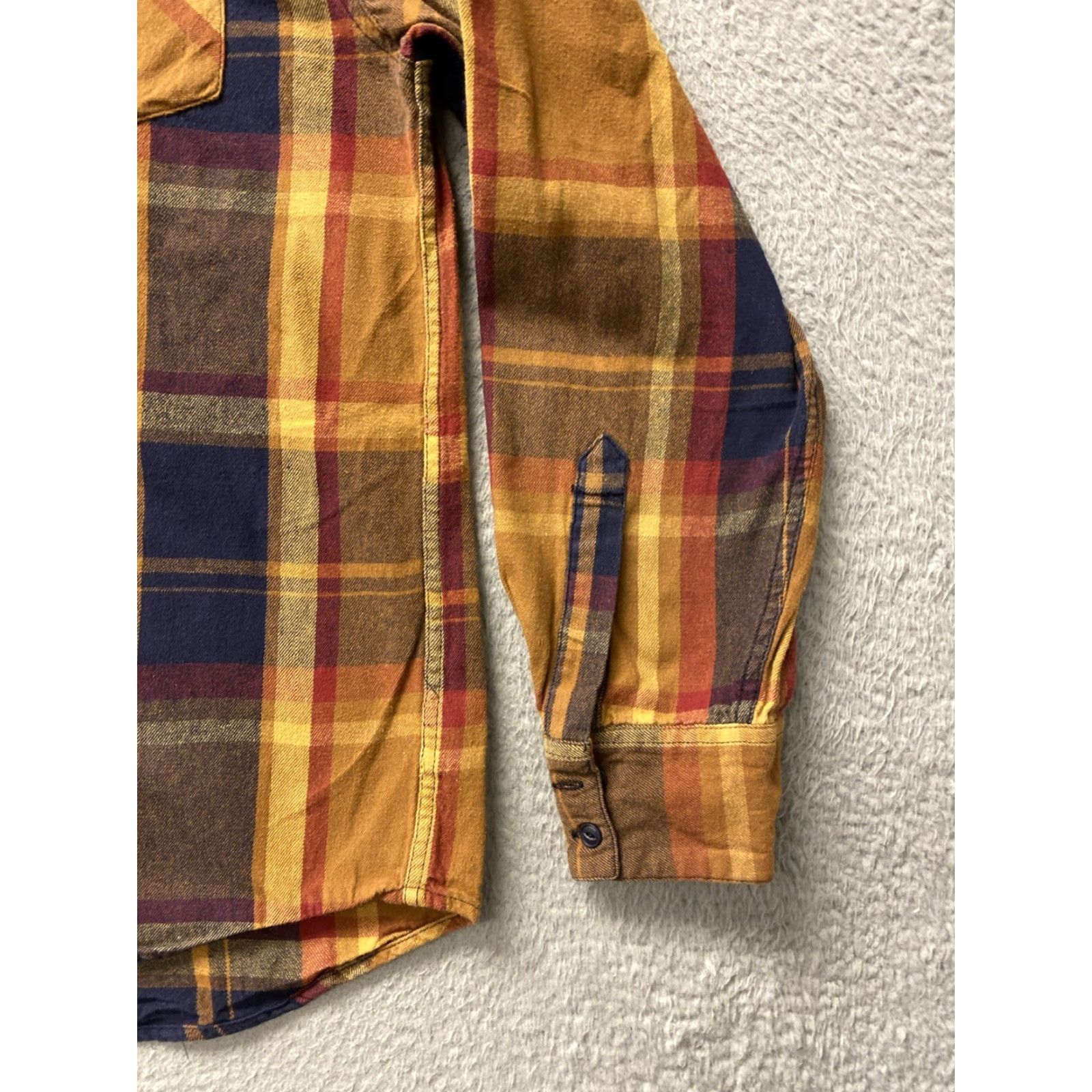 Levi's Levi's Button-Up Shirt Mens 2XL Multicolor Plaid Cotton Flannel Long Sleeve Collared Button Casual Pockets Size US XXL / EU 58 / 5 - 3 Thumbnail