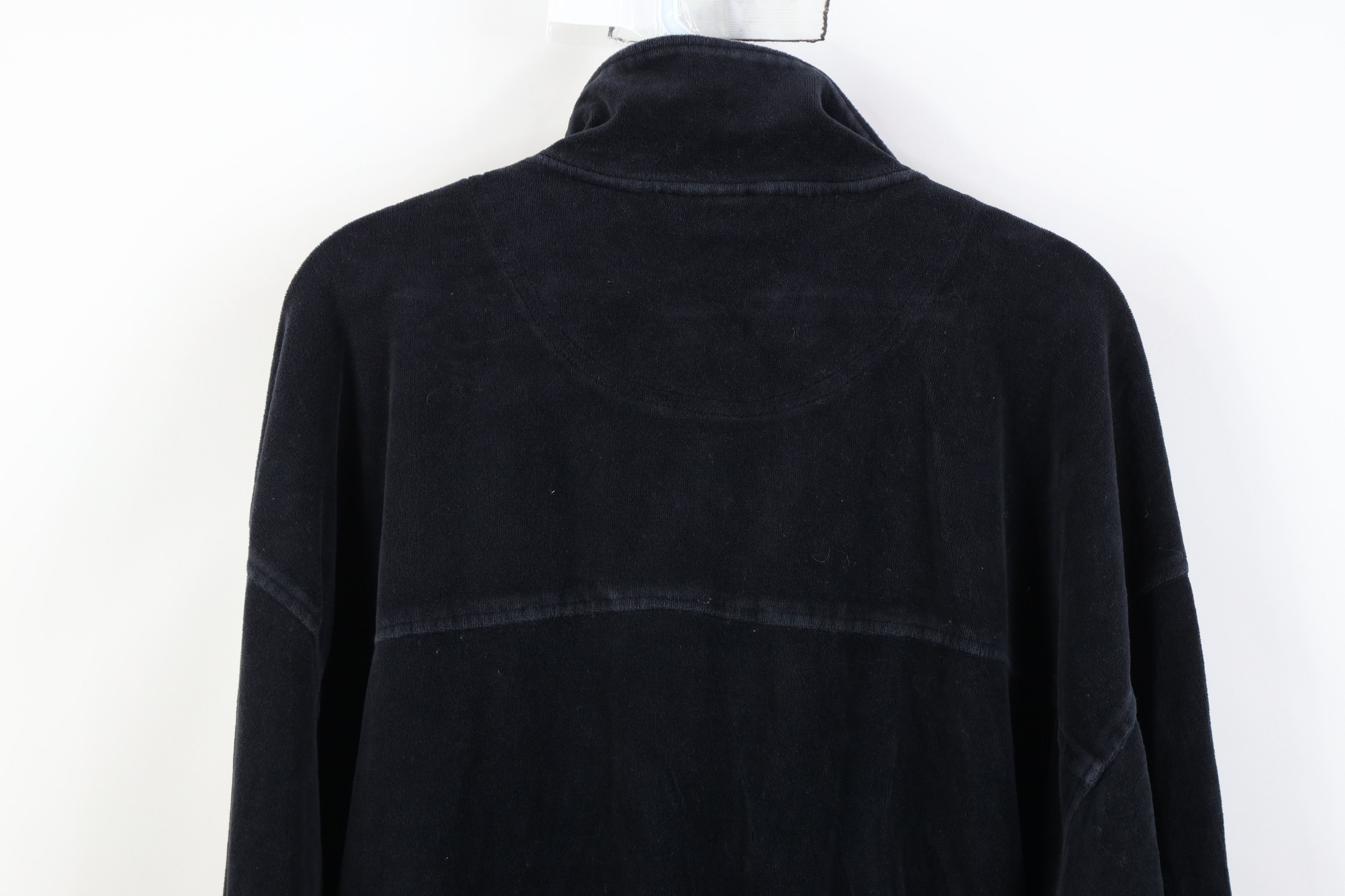Southpole Vintage 90s Y2K Southpole Spell Velvet Velour Jacket Black Size US XL / EU 56 / 4 - 14 Thumbnail