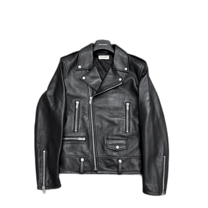 SLP leather biker jacket