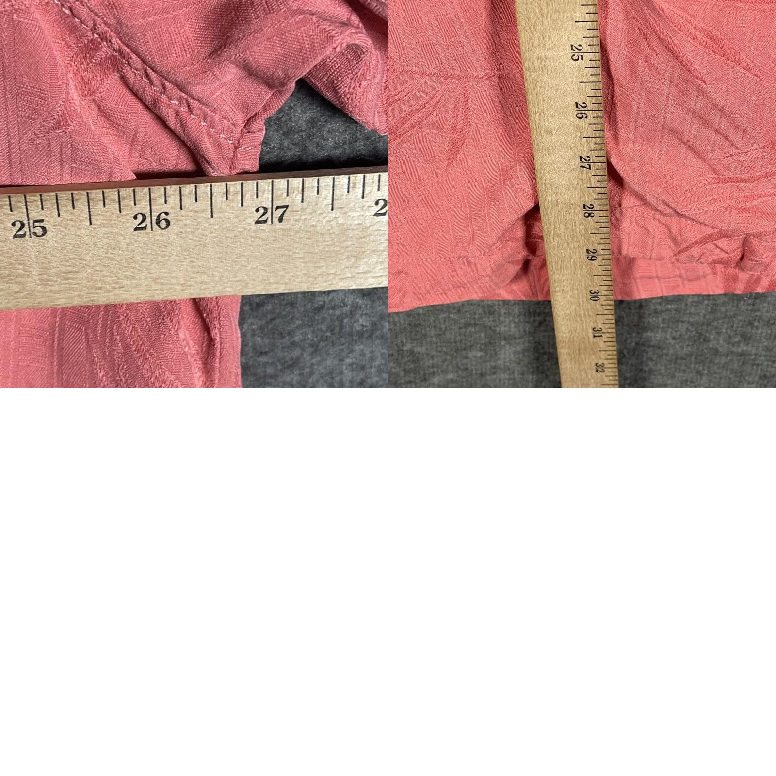 Tommy Bahama Tommy Bahama Shirt Mens XL Pink Silk Palm Leaf Camp Hawaiian Button Up Casual Size US XL / EU 56 / 4 - 8 Thumbnail