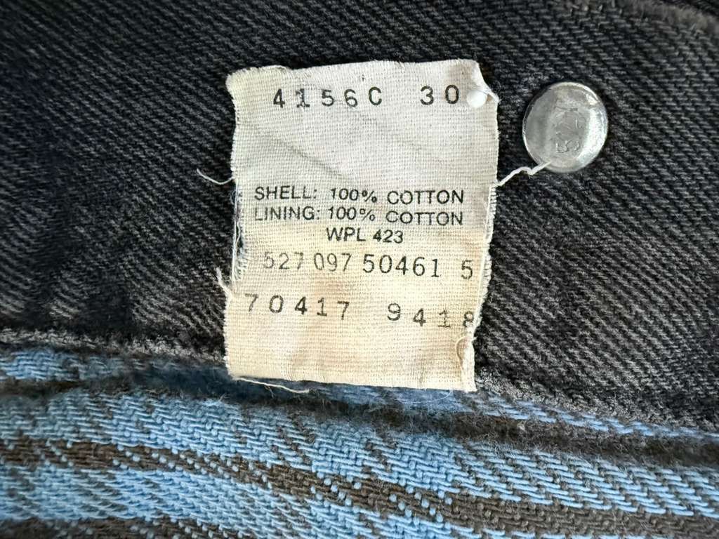 Levi's Vintage Levi's Black Denim Flannel Lining Trucker Jacket Size US M / EU 48-50 / 2 - 5 Thumbnail