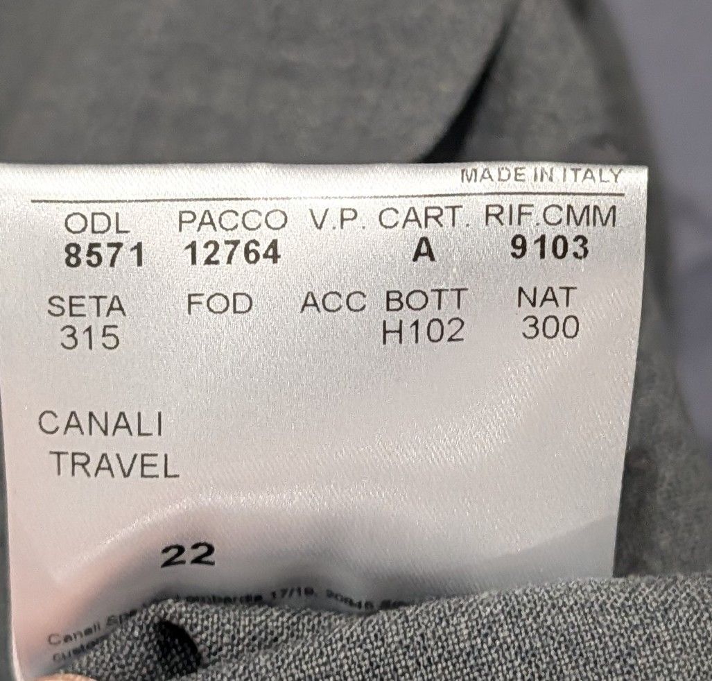Canali CANALI "Nuvola" Wool/Silk/Linen Blend Shirt Jacket Gray 56 Size US XL / EU 56 / 4 - 7 Thumbnail